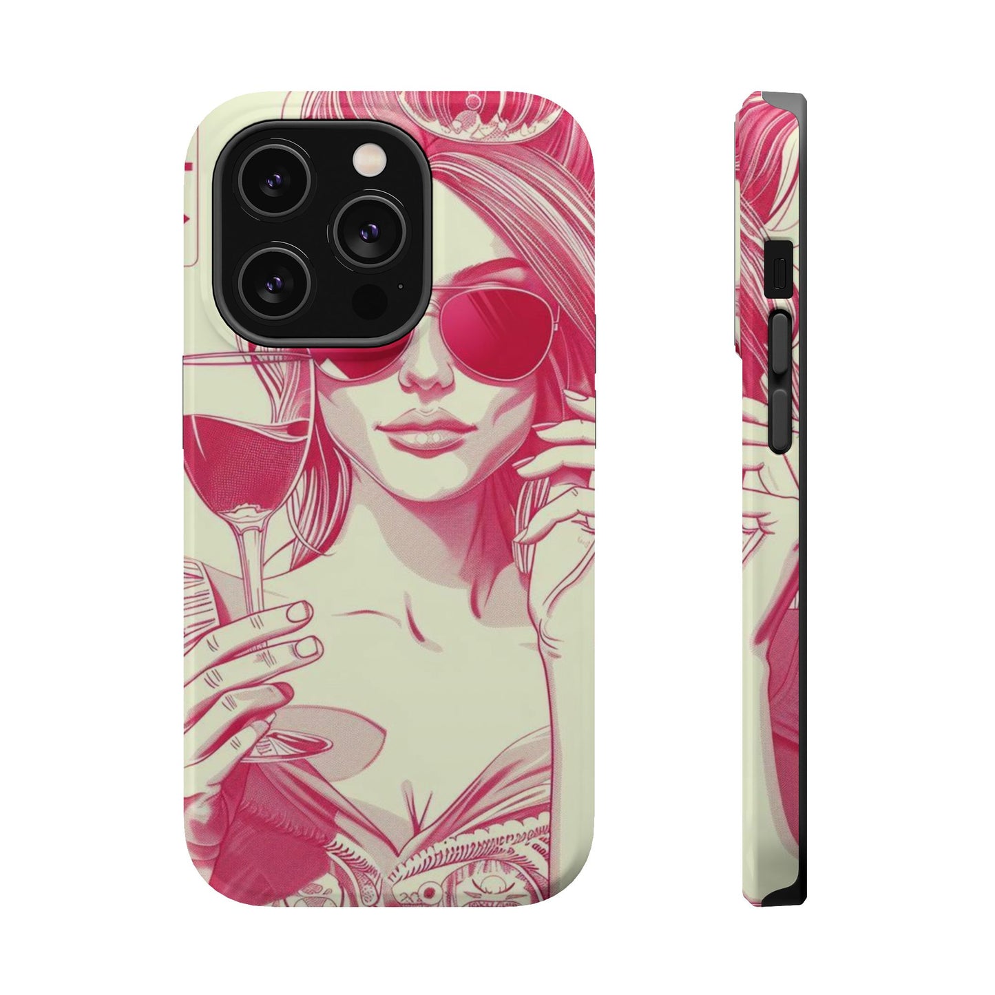Chic Magnetic Phone Case - Stylish Design, Perfect for Fashionistas, Gift for Birthdays, Holidays, and Every Day