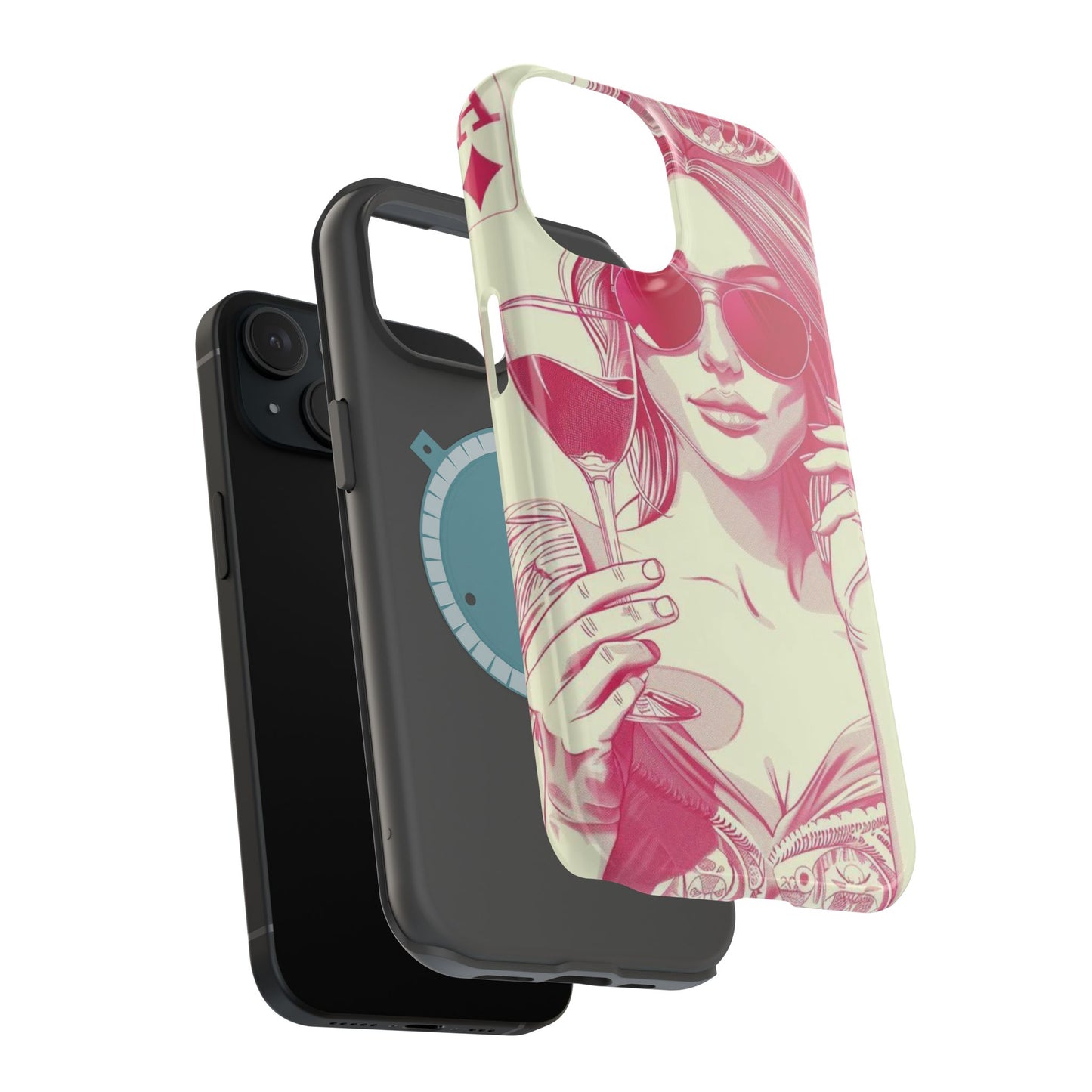 Chic Magnetic Phone Case - Stylish Design, Perfect for Fashionistas, Gift for Birthdays, Holidays, and Every Day