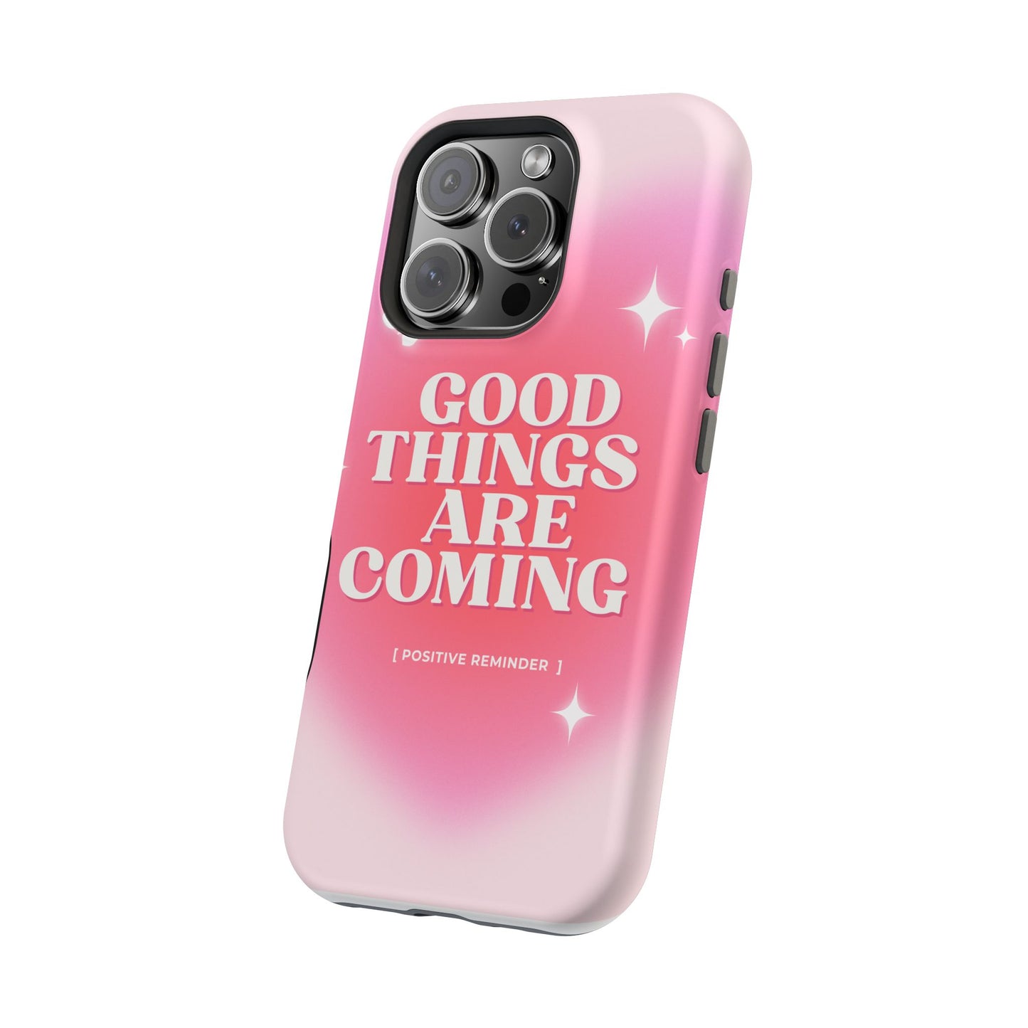 Good things are coming phone case