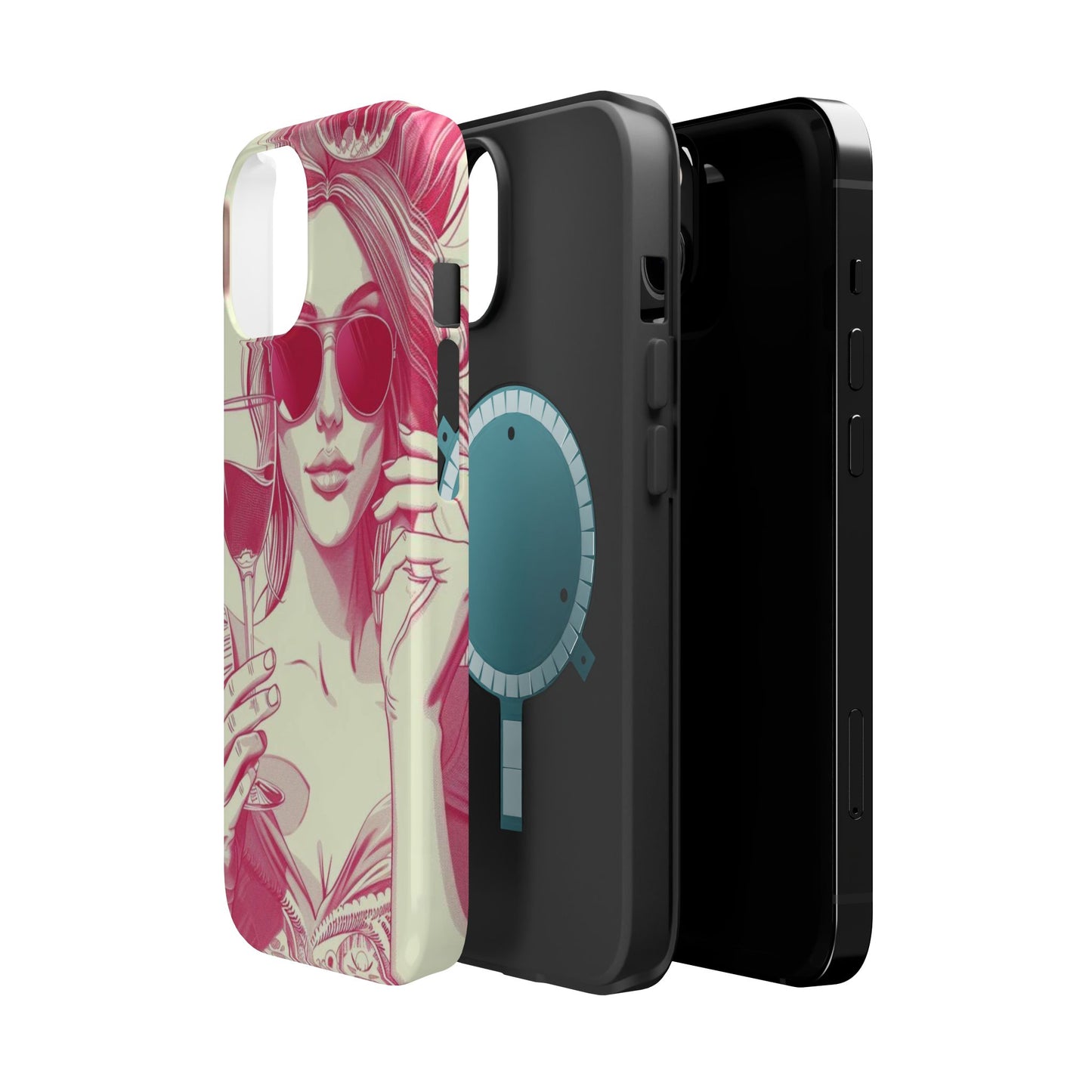 Chic Magnetic Phone Case - Stylish Design, Perfect for Fashionistas, Gift for Birthdays, Holidays, and Every Day