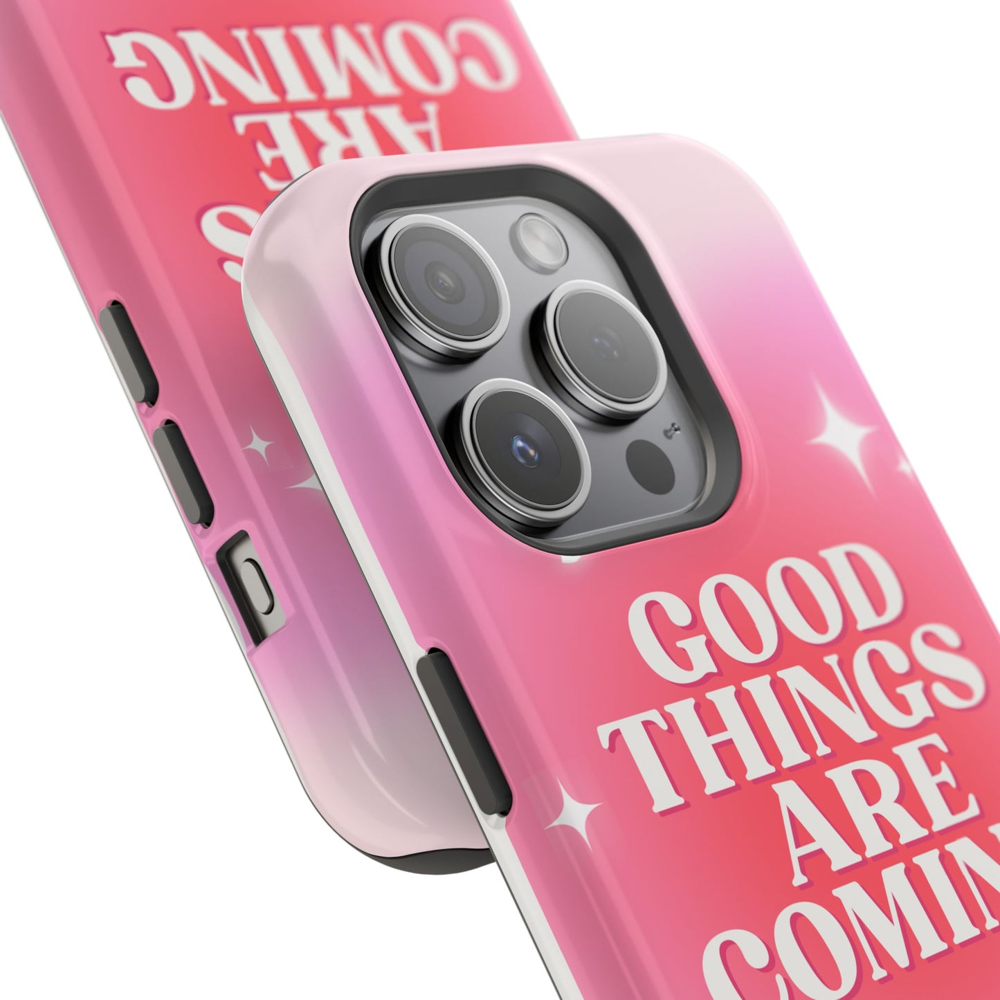 Good things are coming phone case