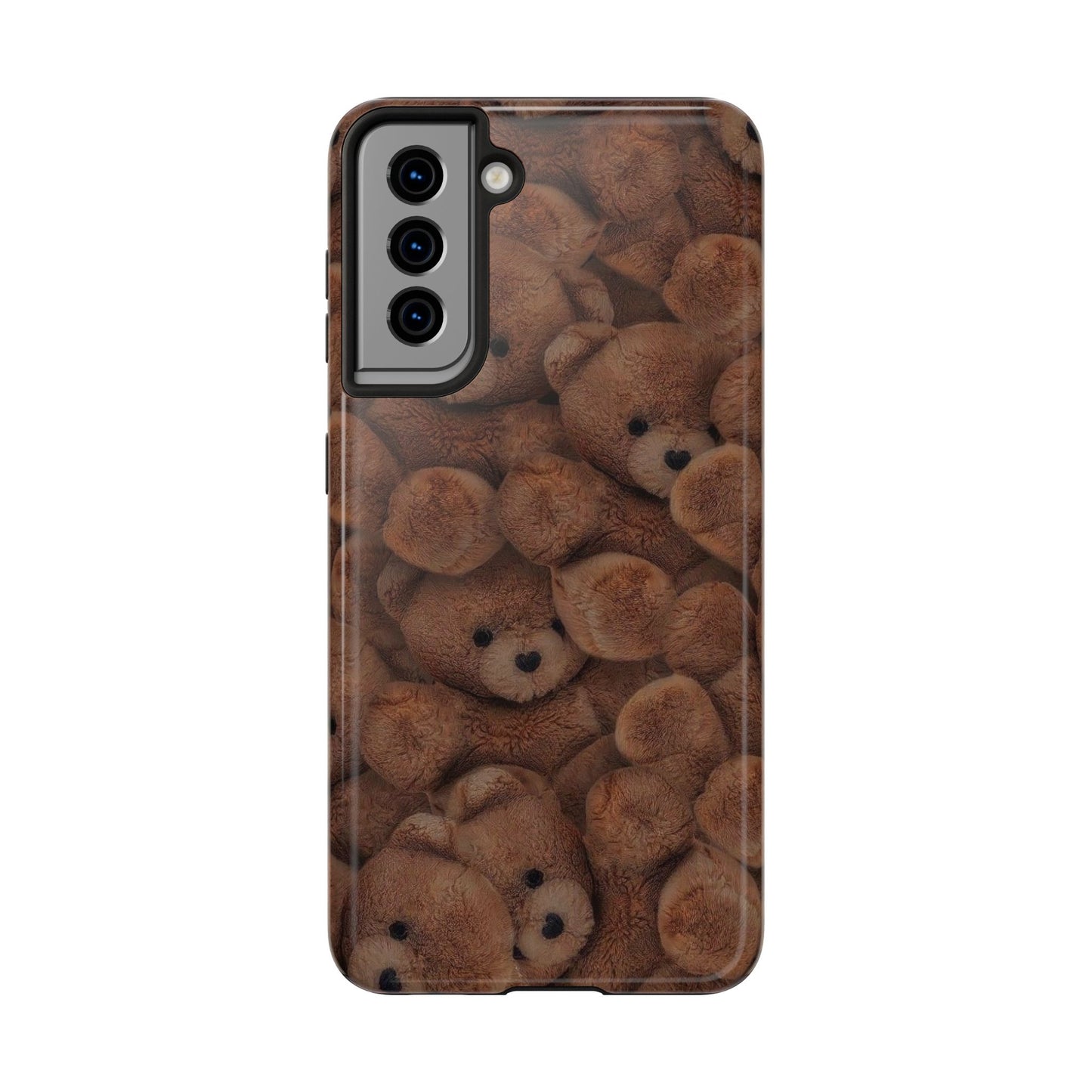 Cuddly Bear Tough Phone Case - Cute and Durable Teddy Bear Design
