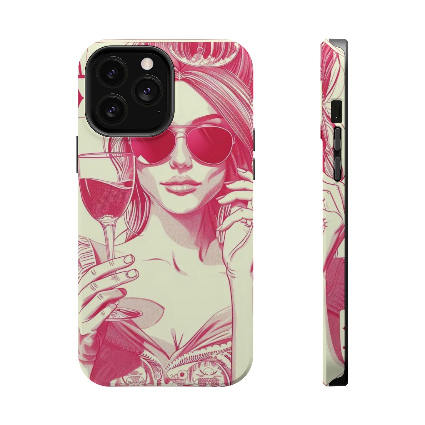 Chic Magnetic Phone Case - Stylish Design, Perfect for Fashionistas, Gift for Birthdays, Holidays, and Every Day