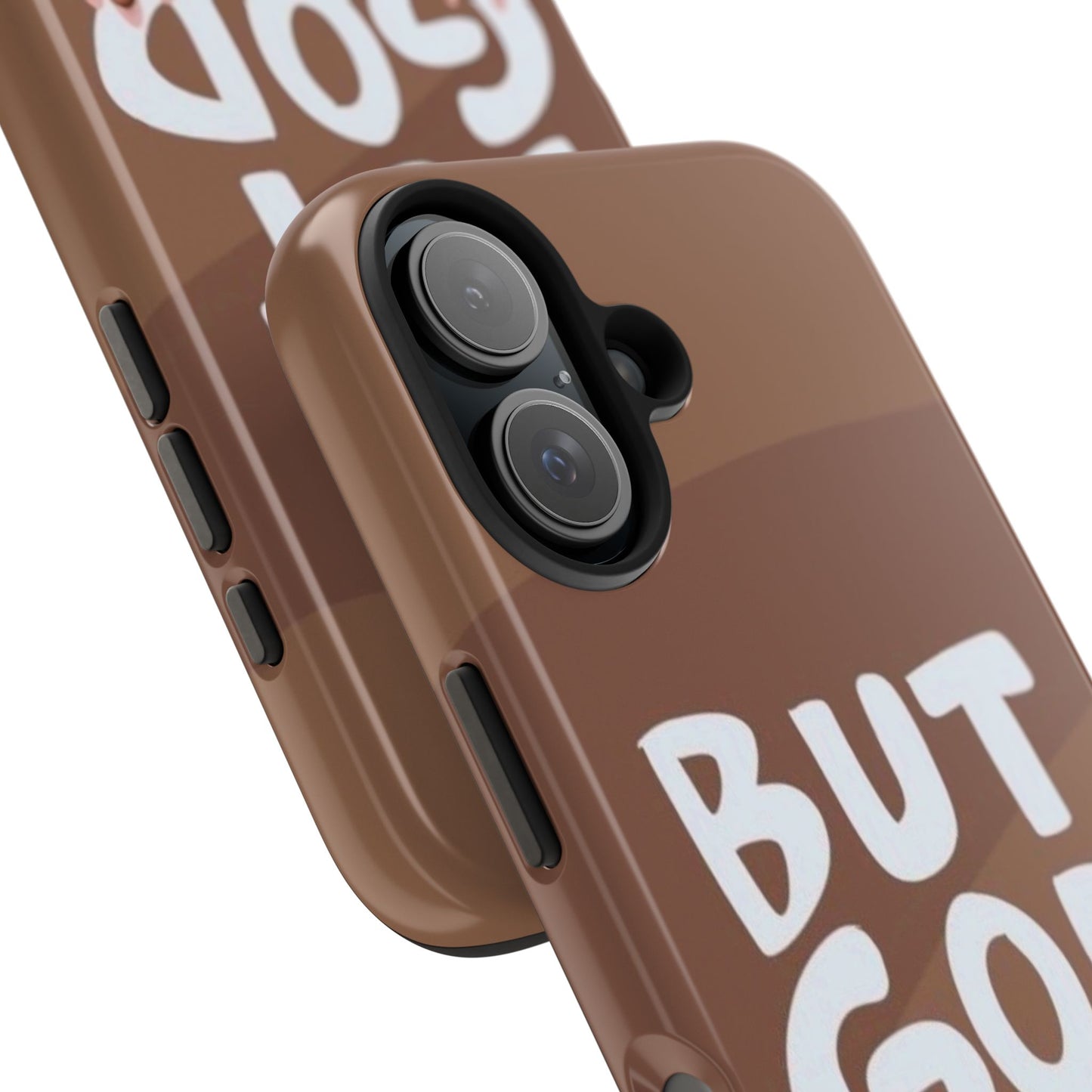 Inspirational Tough Phone Case - 'But God' Design for Faith & Resilience