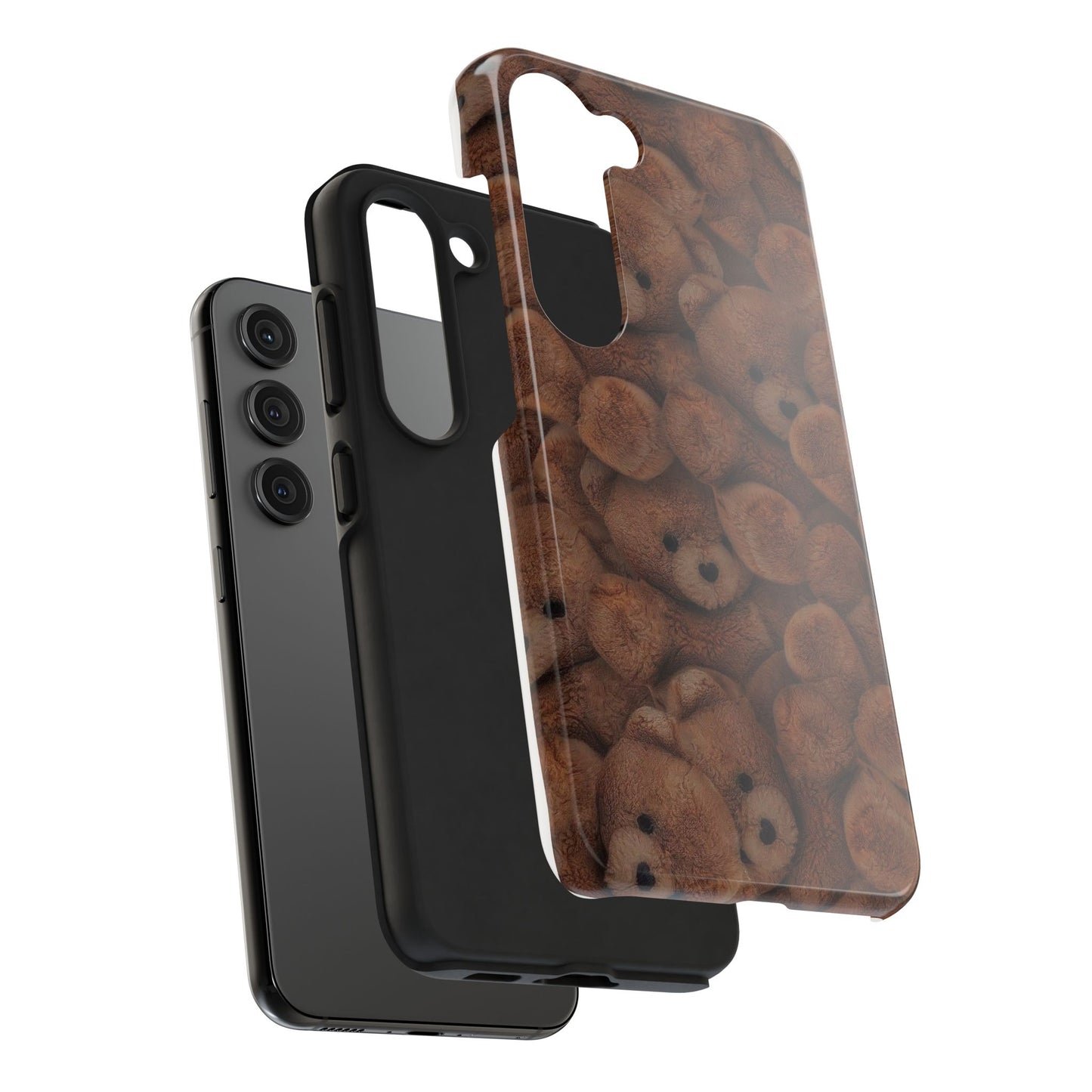 Cuddly Bear Tough Phone Case - Cute and Durable Teddy Bear Design