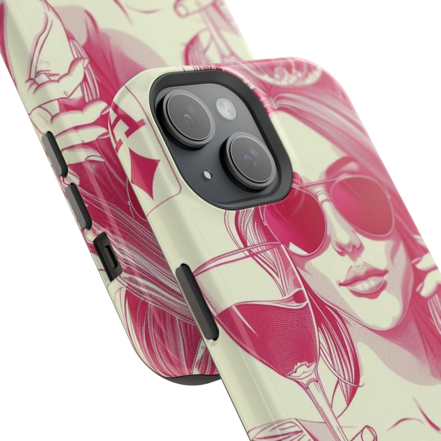 Chic Magnetic Phone Case - Stylish Design, Perfect for Fashionistas, Gift for Birthdays, Holidays, and Every Day