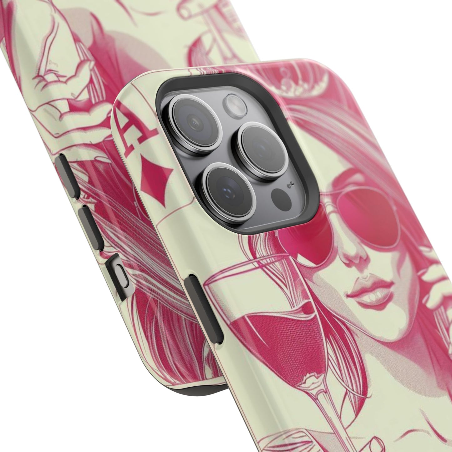 Chic Magnetic Phone Case - Stylish Design, Perfect for Fashionistas, Gift for Birthdays, Holidays, and Every Day