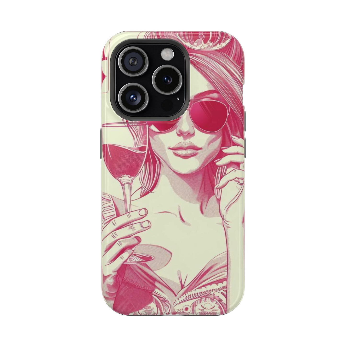 Chic Magnetic Phone Case - Stylish Design, Perfect for Fashionistas, Gift for Birthdays, Holidays, and Every Day