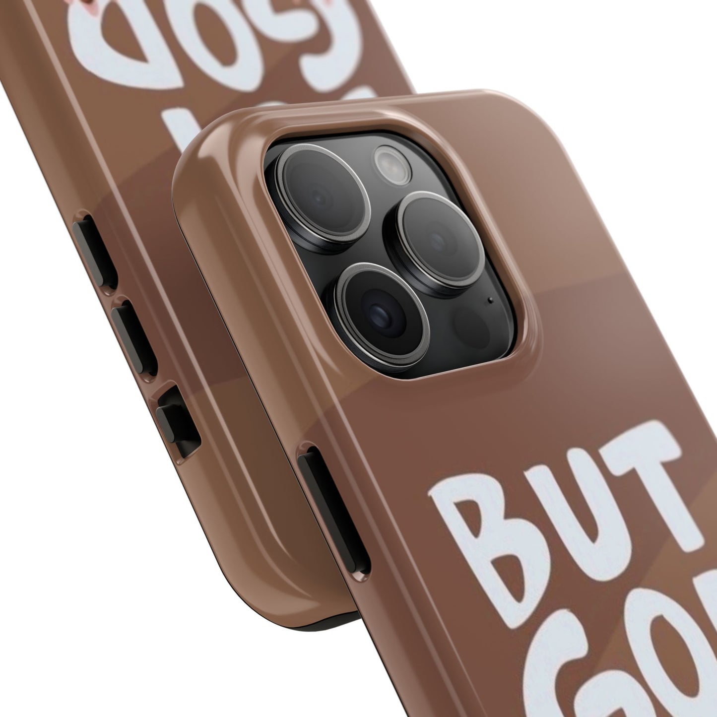 Inspirational Tough Phone Case - 'But God' Design for Faith & Resilience