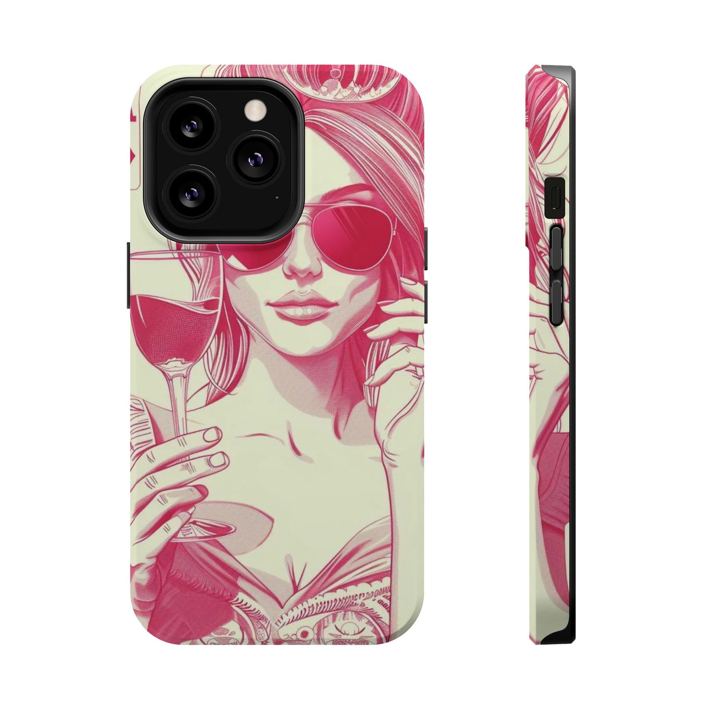 Chic Magnetic Phone Case - Stylish Design, Perfect for Fashionistas, Gift for Birthdays, Holidays, and Every Day