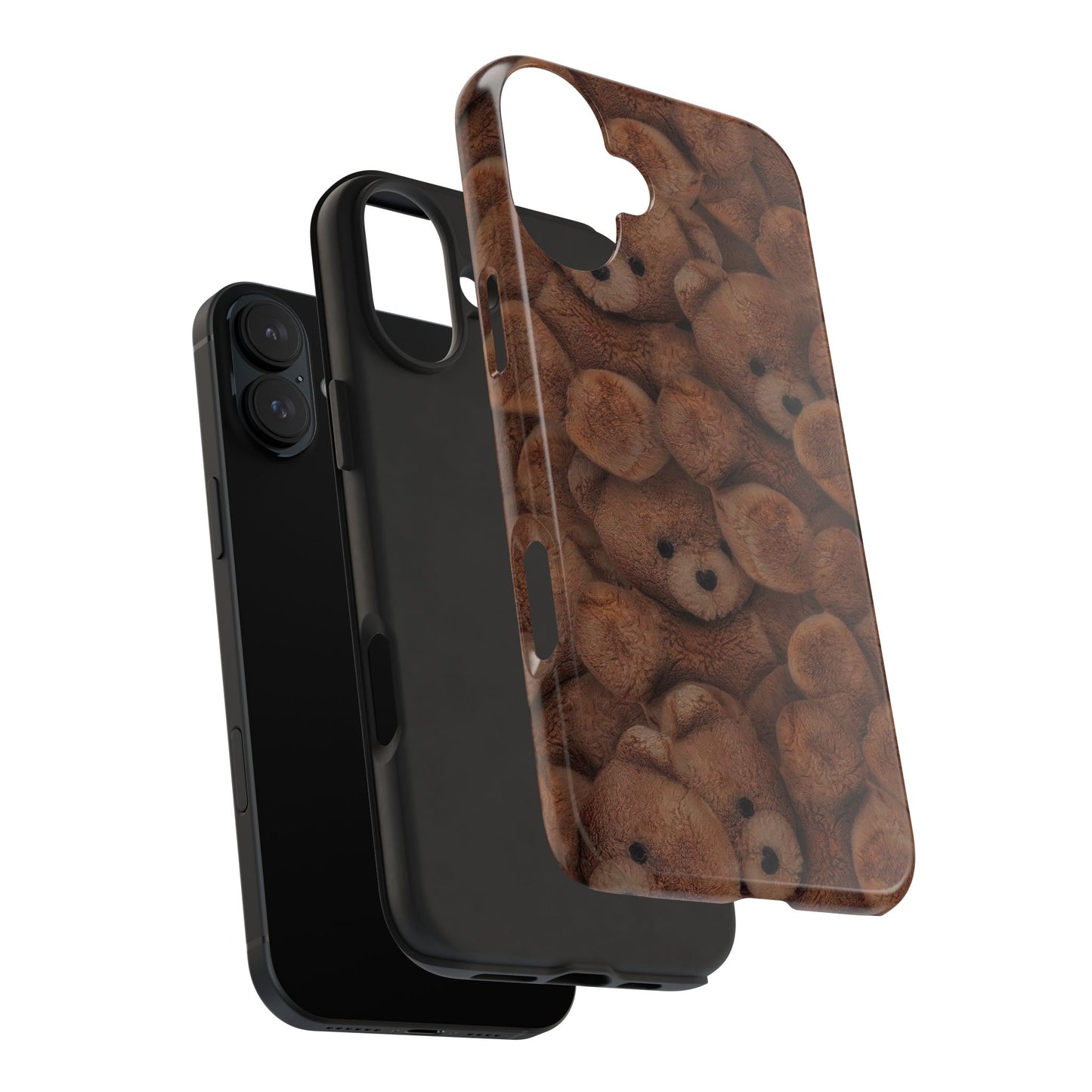 Cuddly Bear Tough Phone Case - Cute and Durable Teddy Bear Design