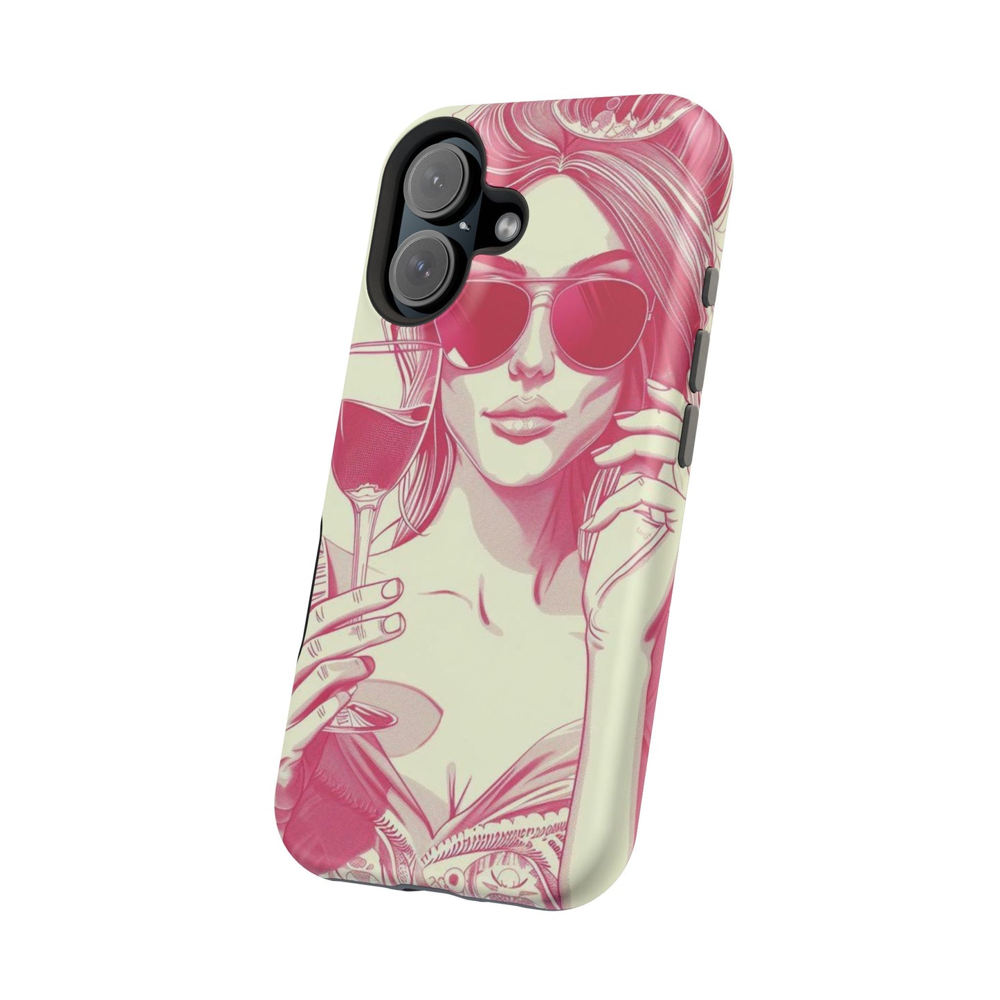 Chic Magnetic Phone Case - Stylish Design, Perfect for Fashionistas, Gift for Birthdays, Holidays, and Every Day
