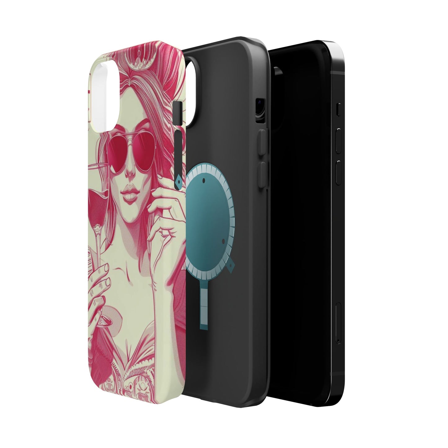 Chic Magnetic Phone Case - Stylish Design, Perfect for Fashionistas, Gift for Birthdays, Holidays, and Every Day