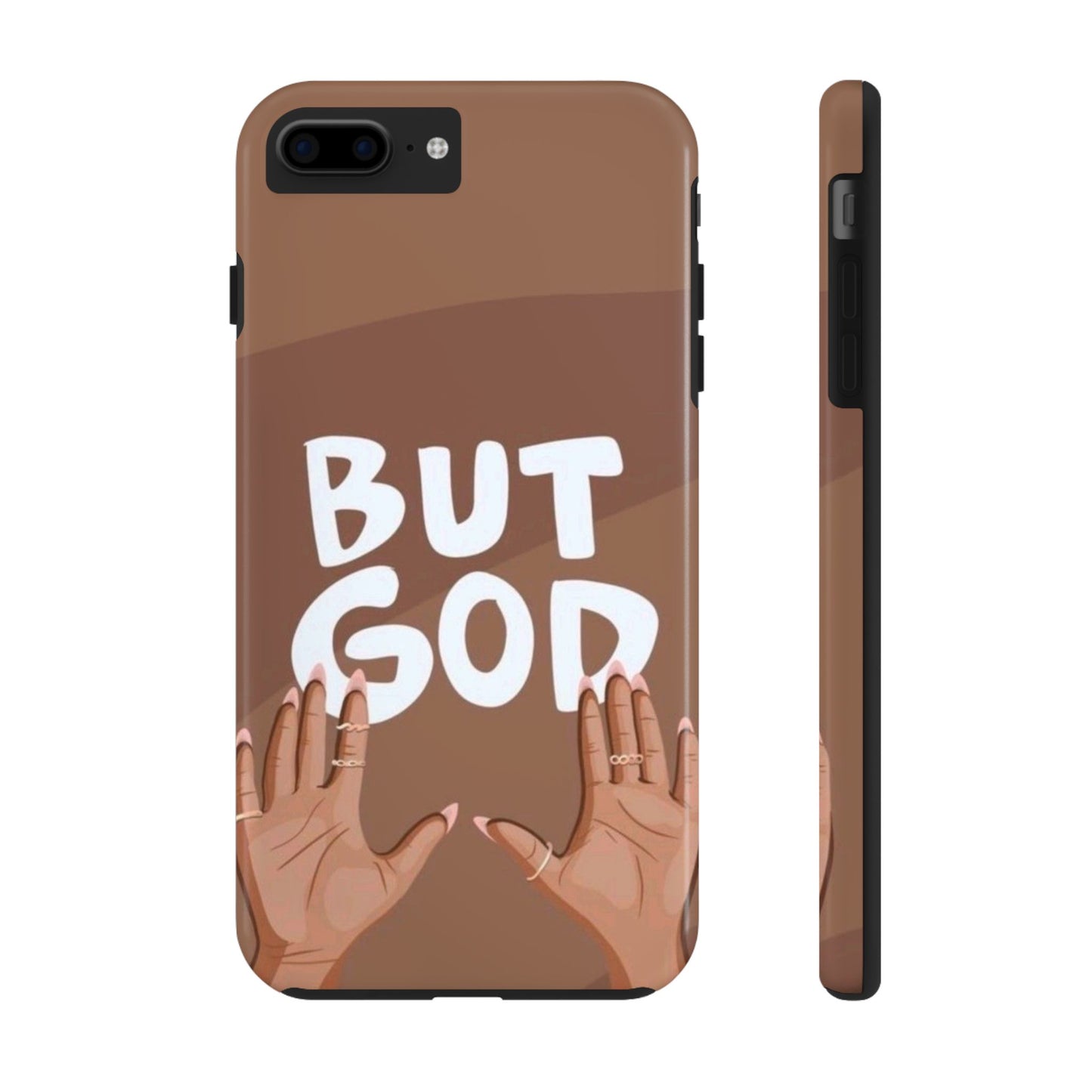 Inspirational Tough Phone Case - 'But God' Design for Faith & Resilience