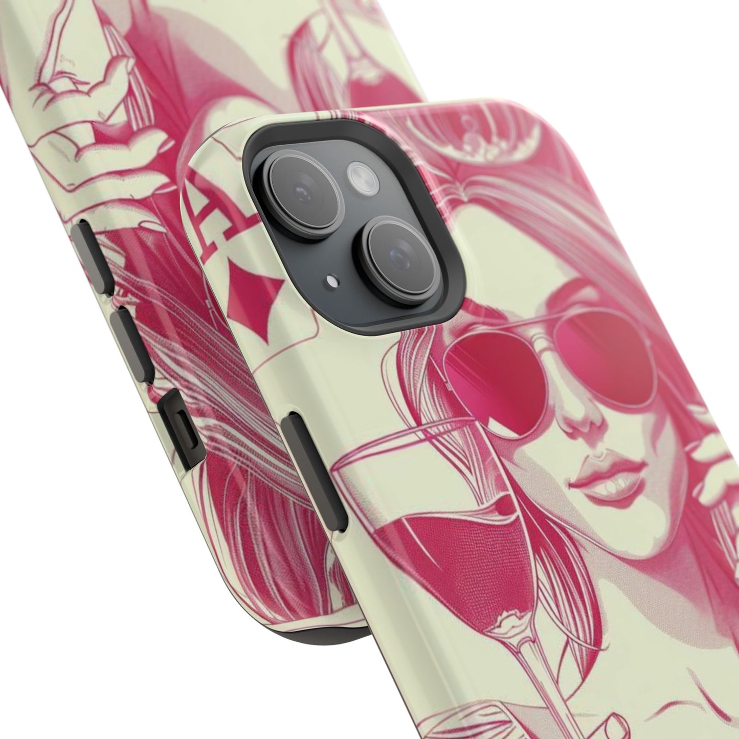 Chic Magnetic Phone Case - Stylish Design, Perfect for Fashionistas, Gift for Birthdays, Holidays, and Every Day