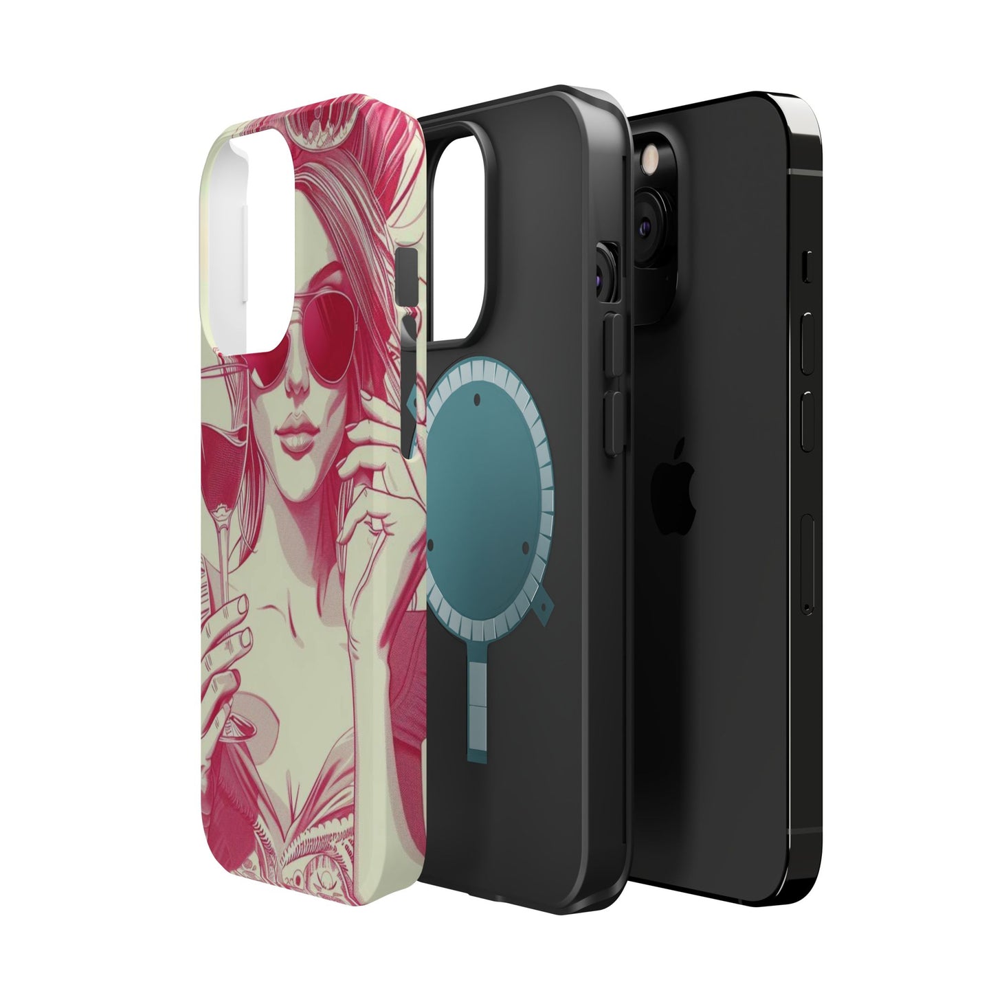 Chic Magnetic Phone Case - Stylish Design, Perfect for Fashionistas, Gift for Birthdays, Holidays, and Every Day