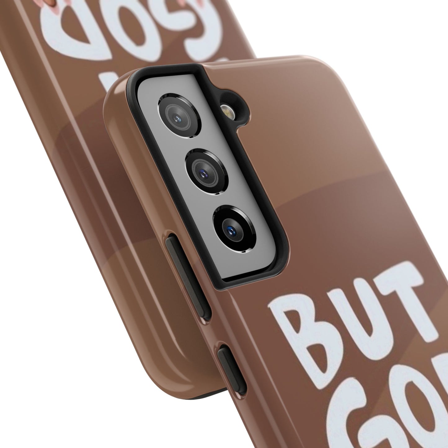 Inspirational Tough Phone Case - 'But God' Design for Faith & Resilience