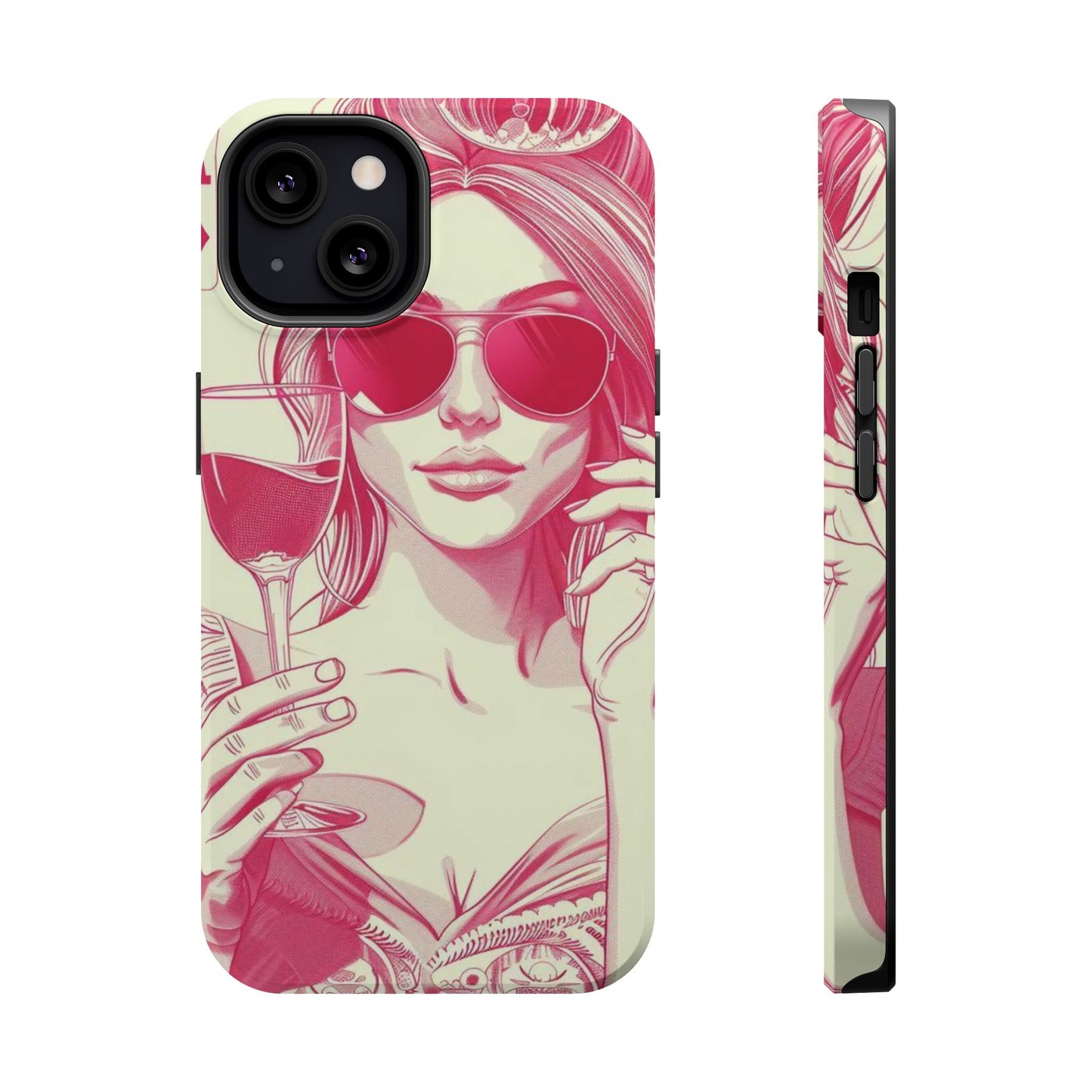 Chic Magnetic Phone Case - Stylish Design, Perfect for Fashionistas, Gift for Birthdays, Holidays, and Every Day
