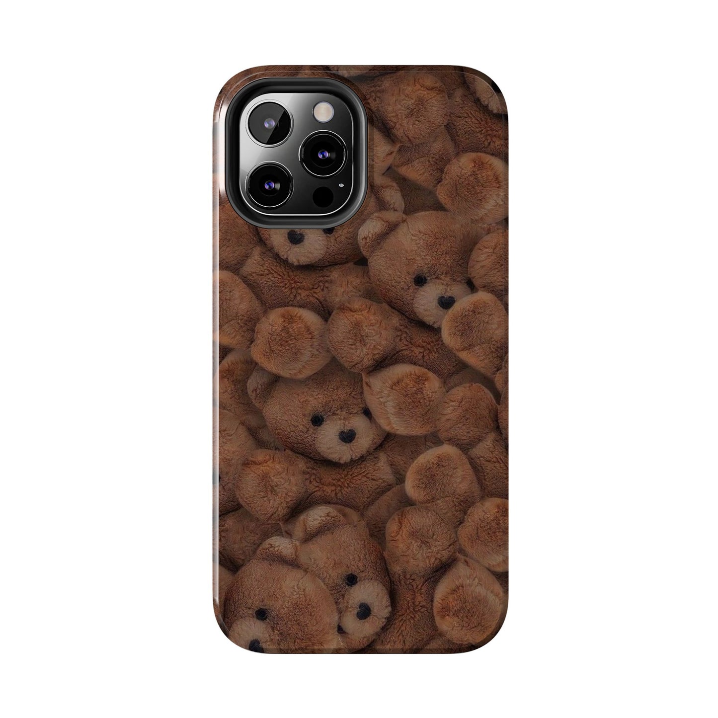 Cuddly Bear Tough Phone Case - Cute and Durable Teddy Bear Design