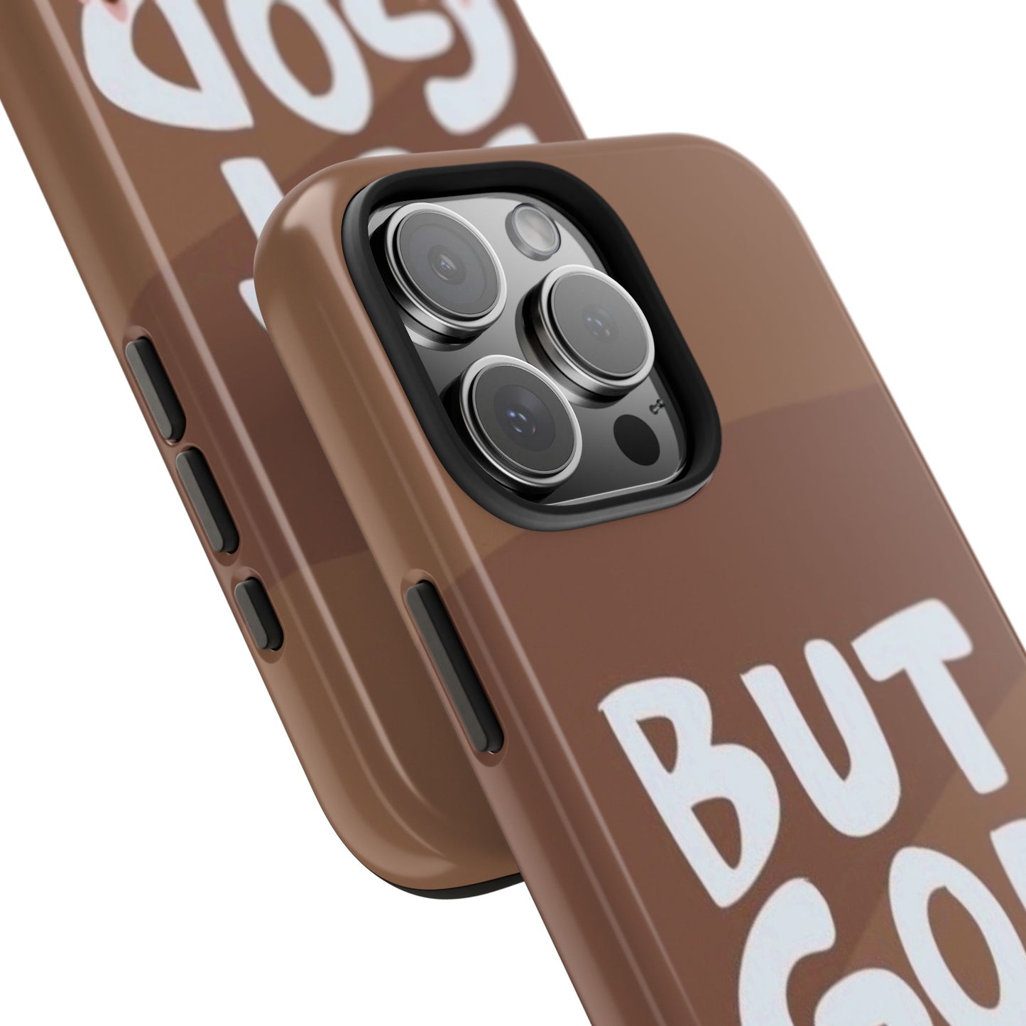 Inspirational Tough Phone Case - 'But God' Design for Faith & Resilience