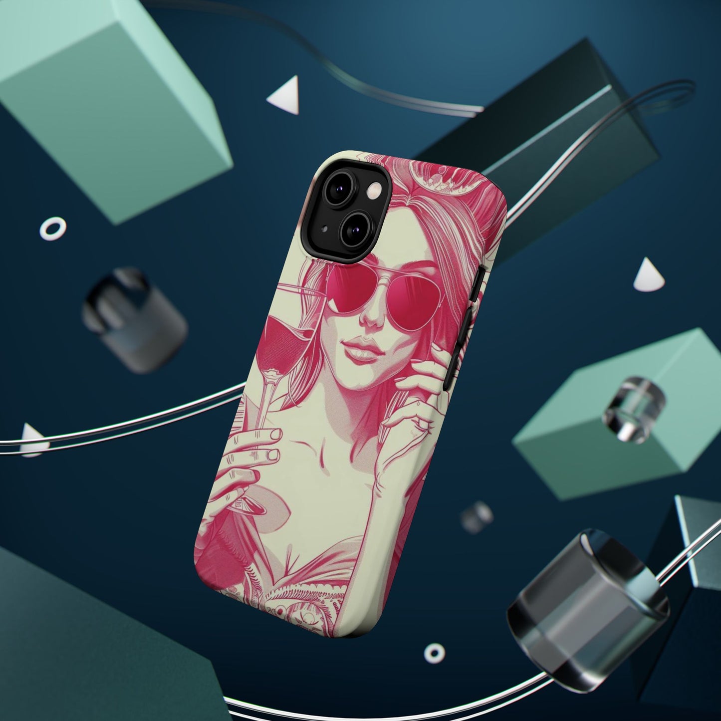 Chic Magnetic Phone Case - Stylish Design, Perfect for Fashionistas, Gift for Birthdays, Holidays, and Every Day