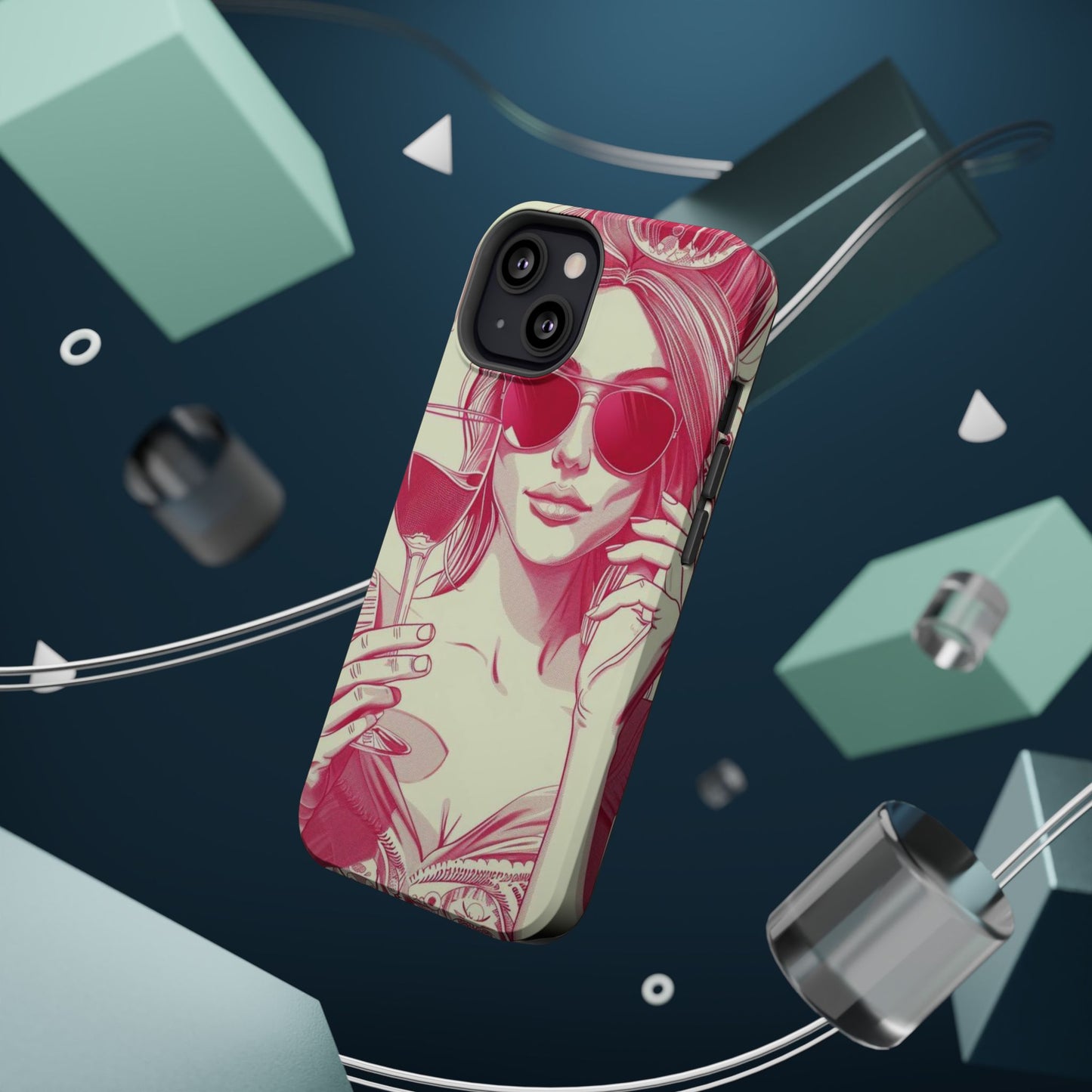 Chic Magnetic Phone Case - Stylish Design, Perfect for Fashionistas, Gift for Birthdays, Holidays, and Every Day