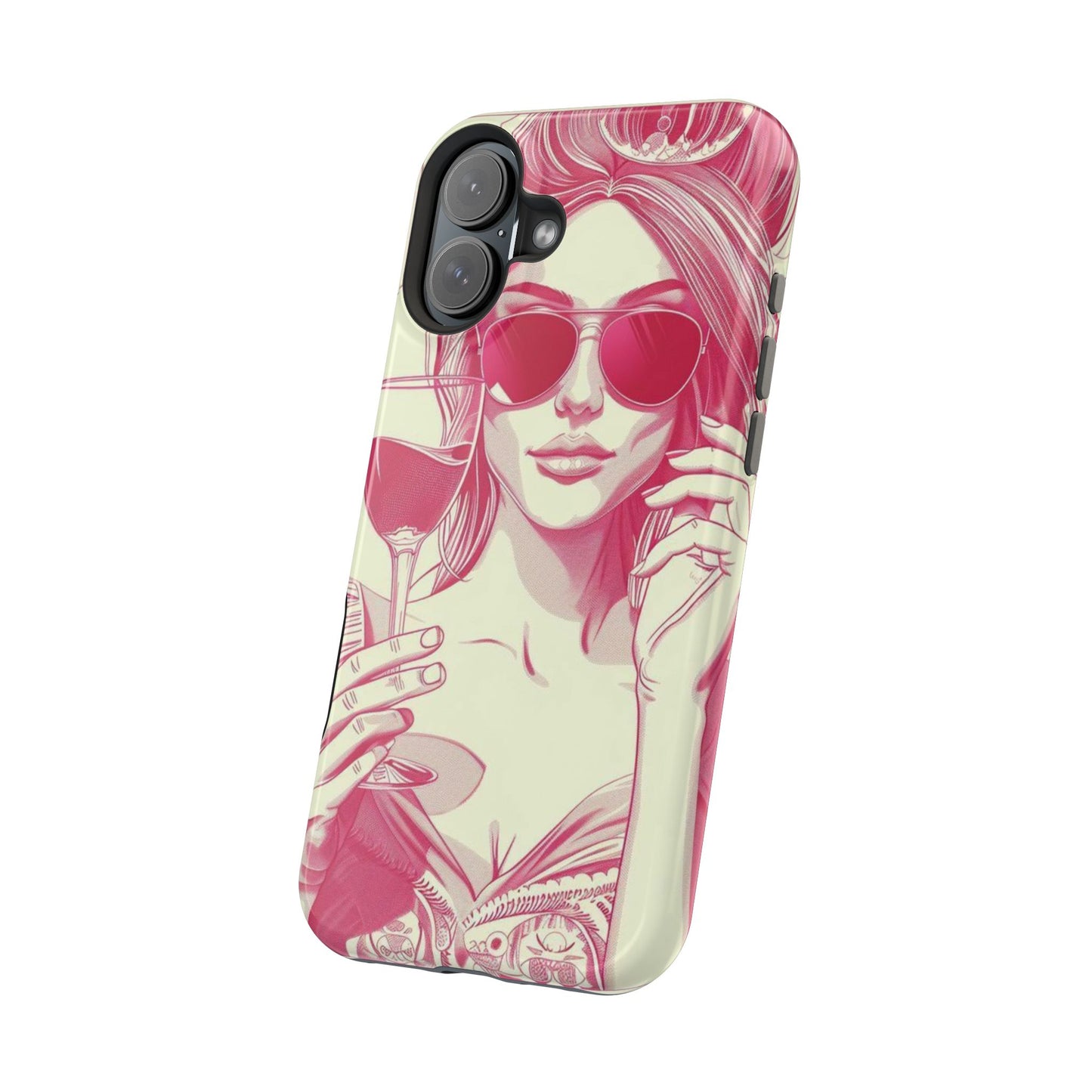 Chic Magnetic Phone Case - Stylish Design, Perfect for Fashionistas, Gift for Birthdays, Holidays, and Every Day