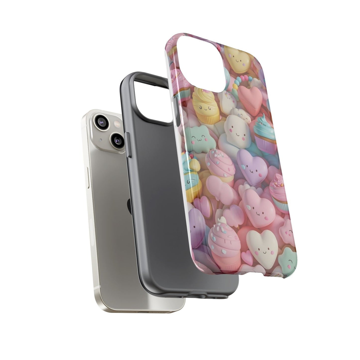Cute Kawaii Phone Case - Tough Cases with Sweet Treats Design