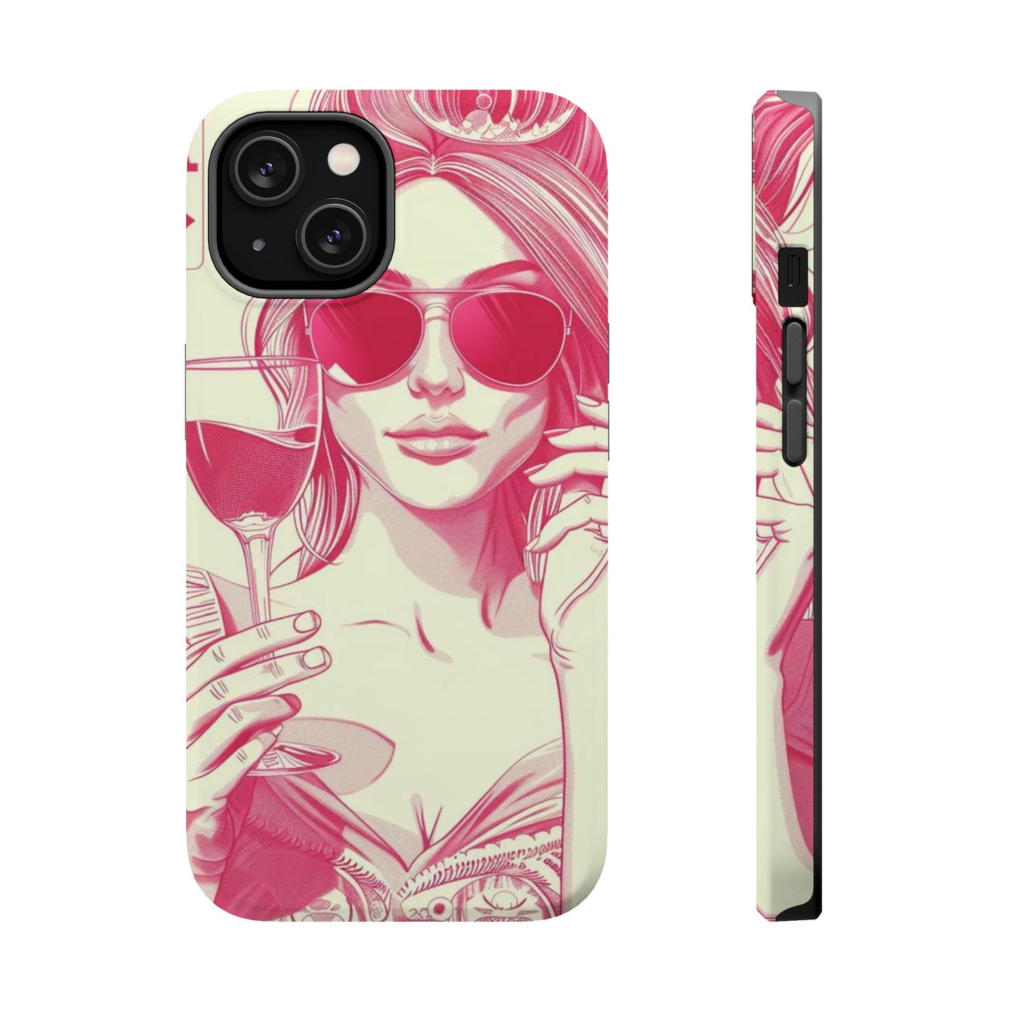 Chic Magnetic Phone Case - Stylish Design, Perfect for Fashionistas, Gift for Birthdays, Holidays, and Every Day