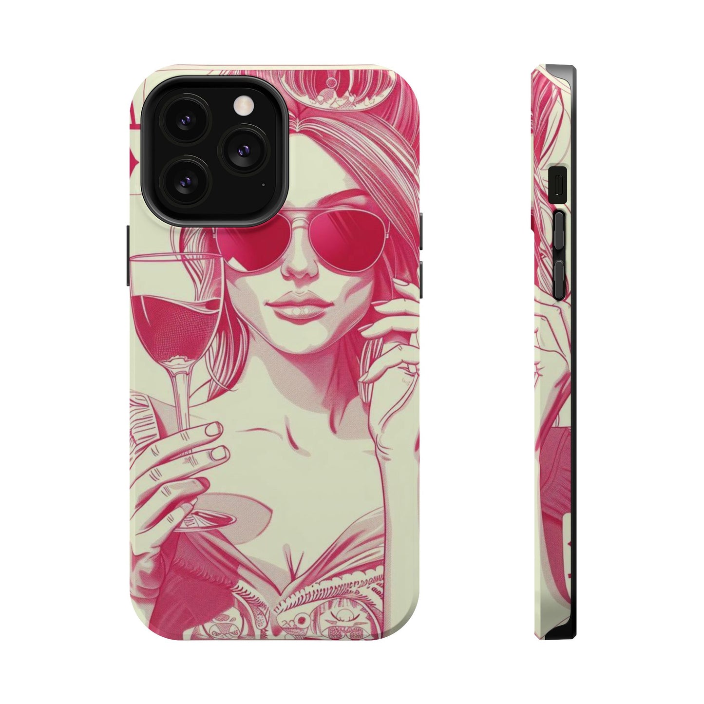 Chic Magnetic Phone Case - Stylish Design, Perfect for Fashionistas, Gift for Birthdays, Holidays, and Every Day