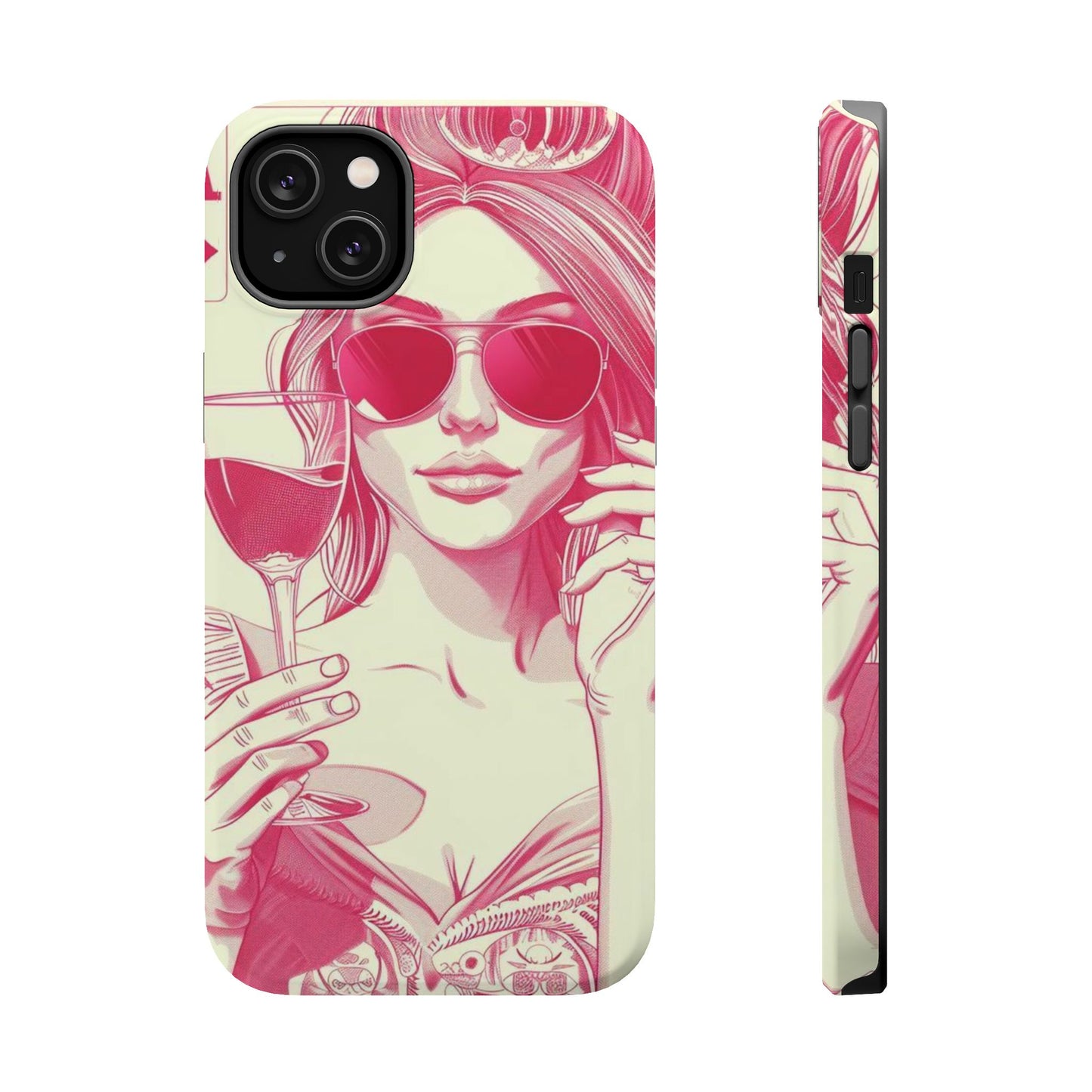 Chic Magnetic Phone Case - Stylish Design, Perfect for Fashionistas, Gift for Birthdays, Holidays, and Every Day
