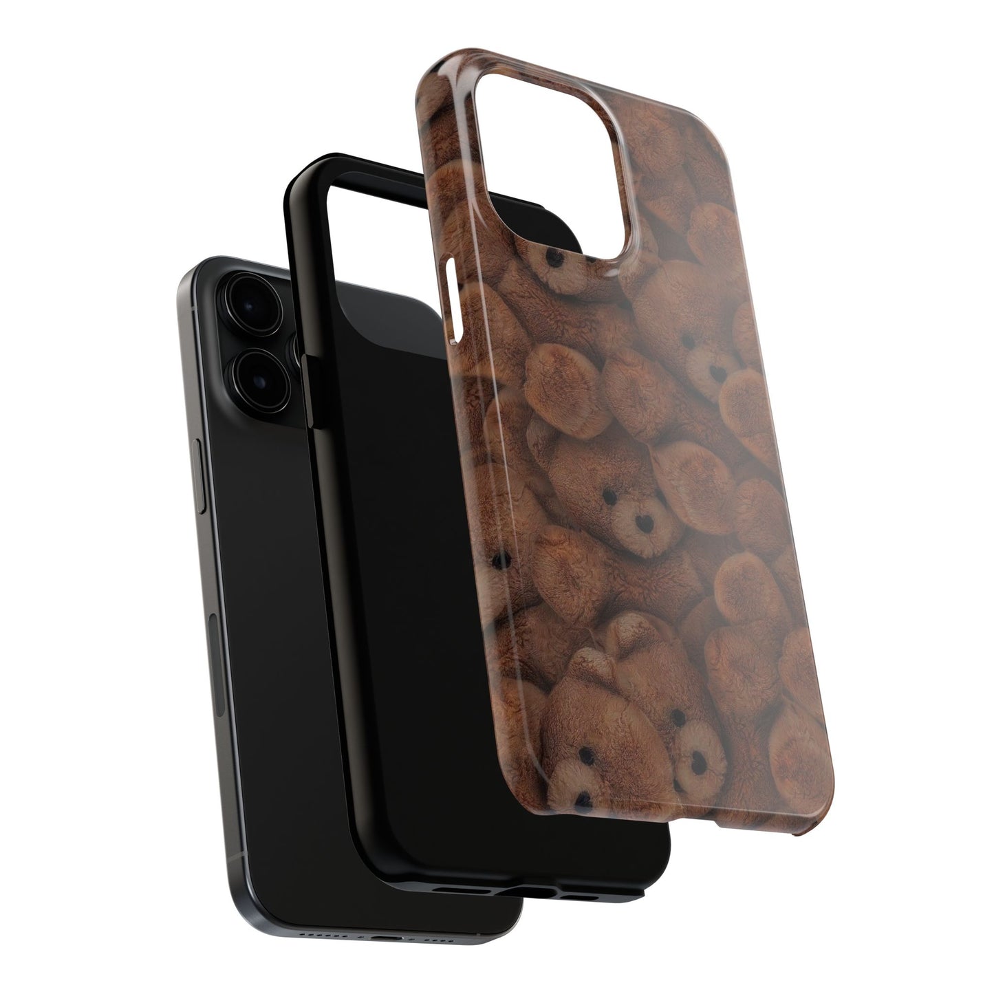Cuddly Bear Tough Phone Case - Cute and Durable Teddy Bear Design