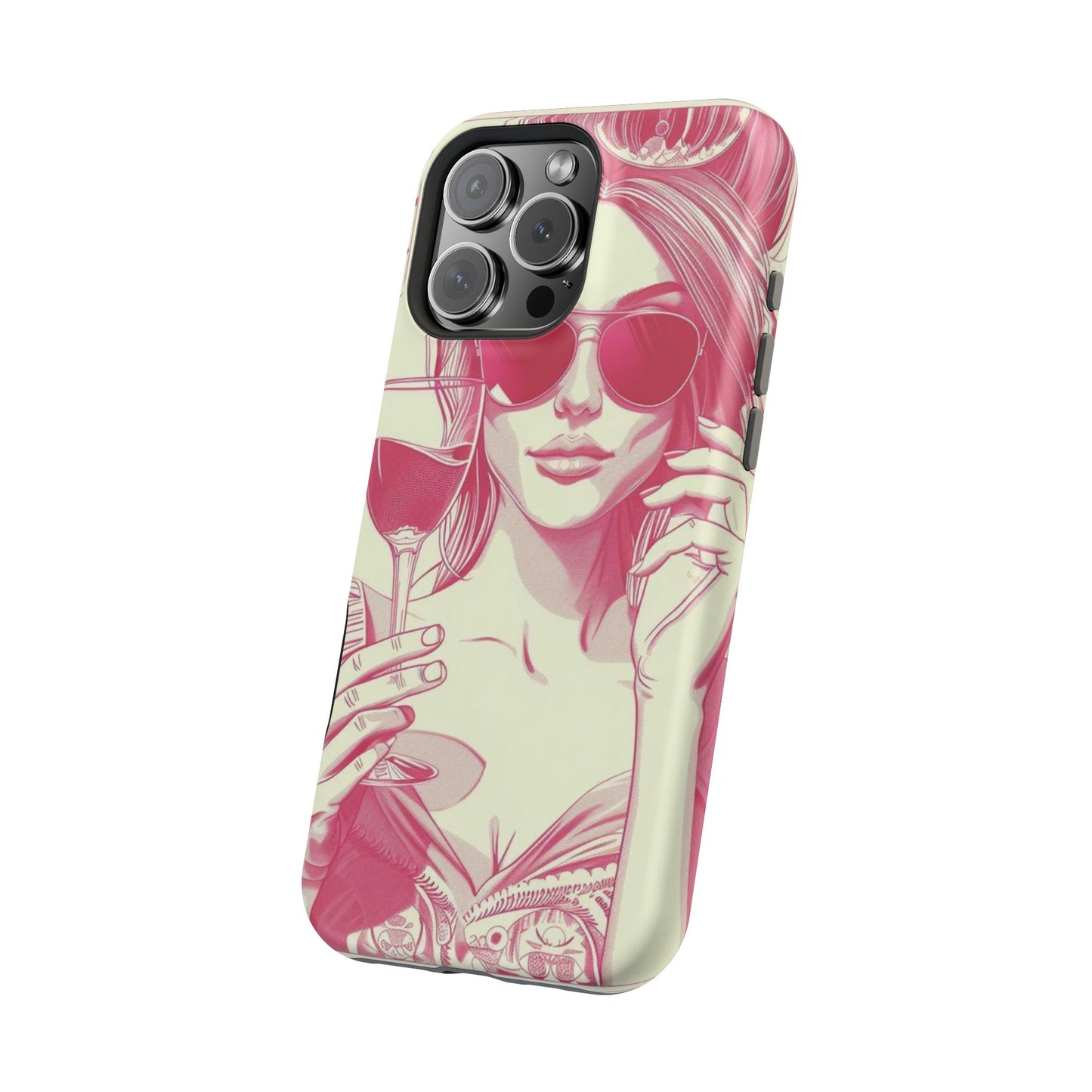 Chic Magnetic Phone Case - Stylish Design, Perfect for Fashionistas, Gift for Birthdays, Holidays, and Every Day