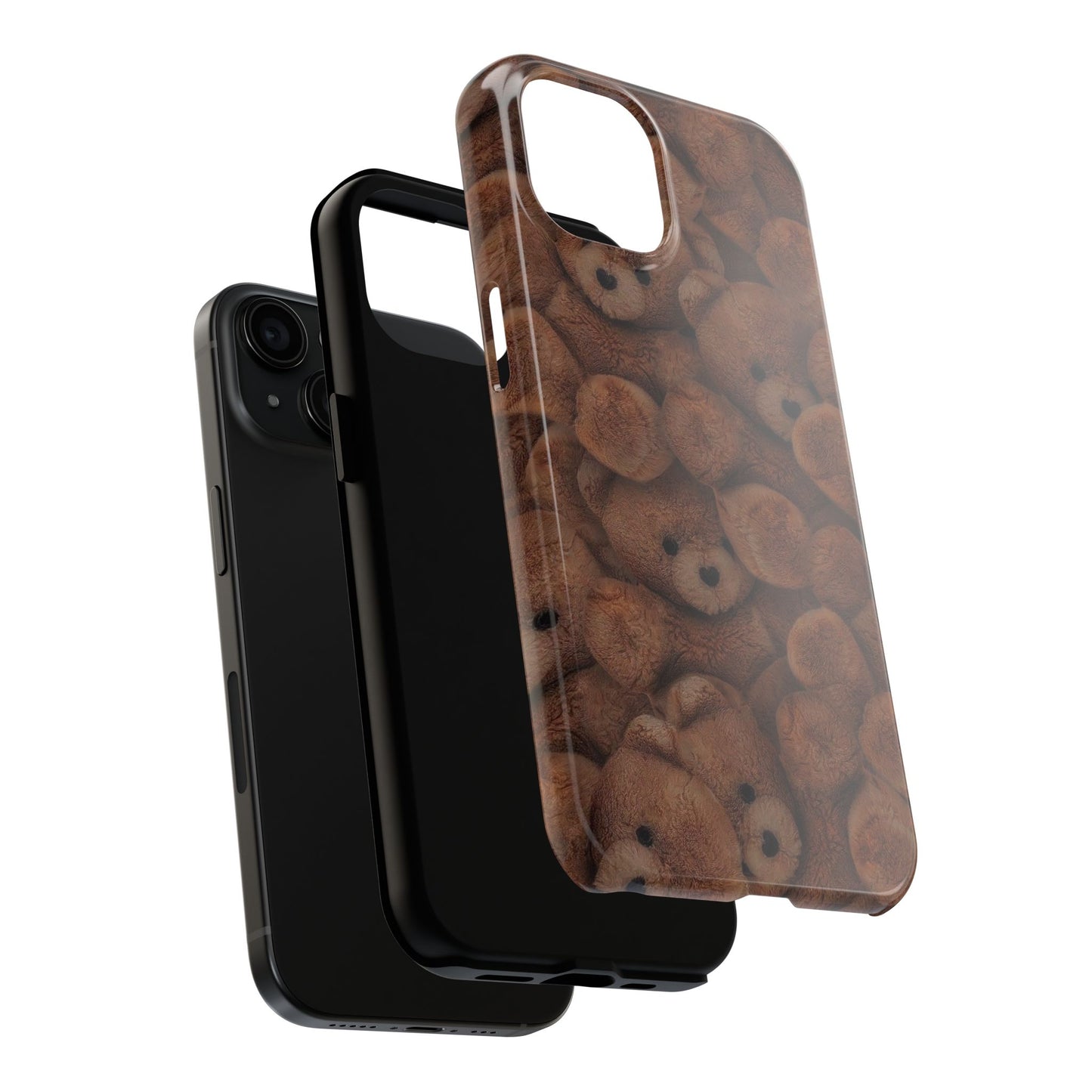 Cuddly Bear Tough Phone Case - Cute and Durable Teddy Bear Design