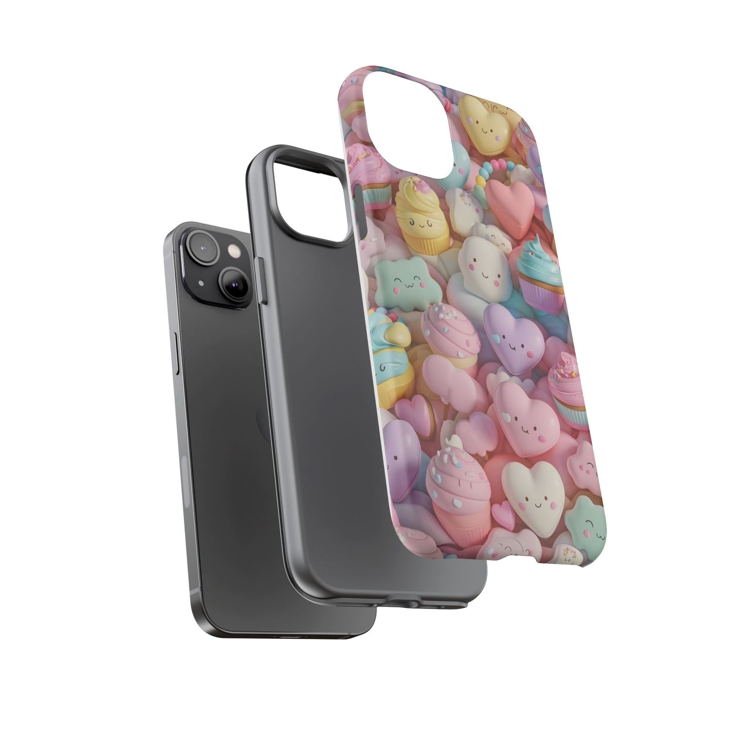 Cute Kawaii Phone Case - Tough Cases with Sweet Treats Design