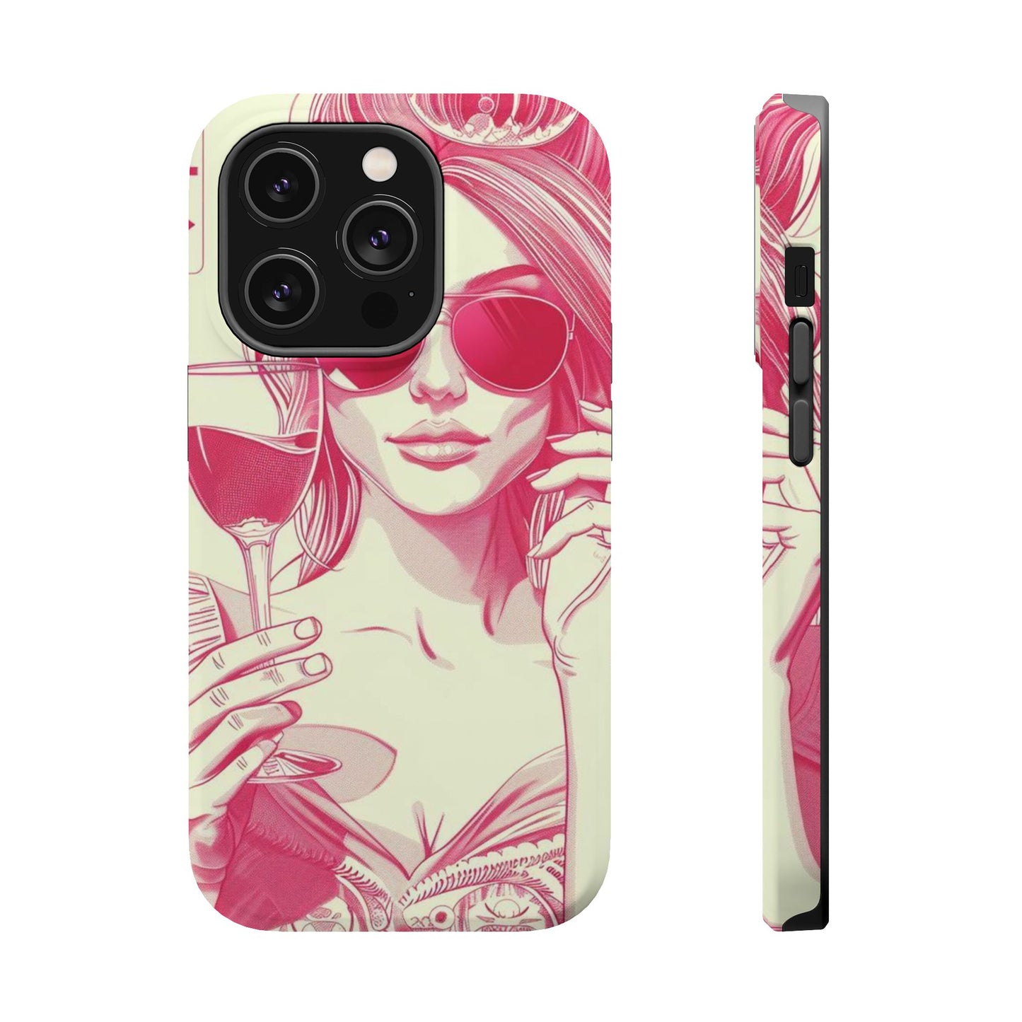 Chic Magnetic Phone Case - Stylish Design, Perfect for Fashionistas, Gift for Birthdays, Holidays, and Every Day