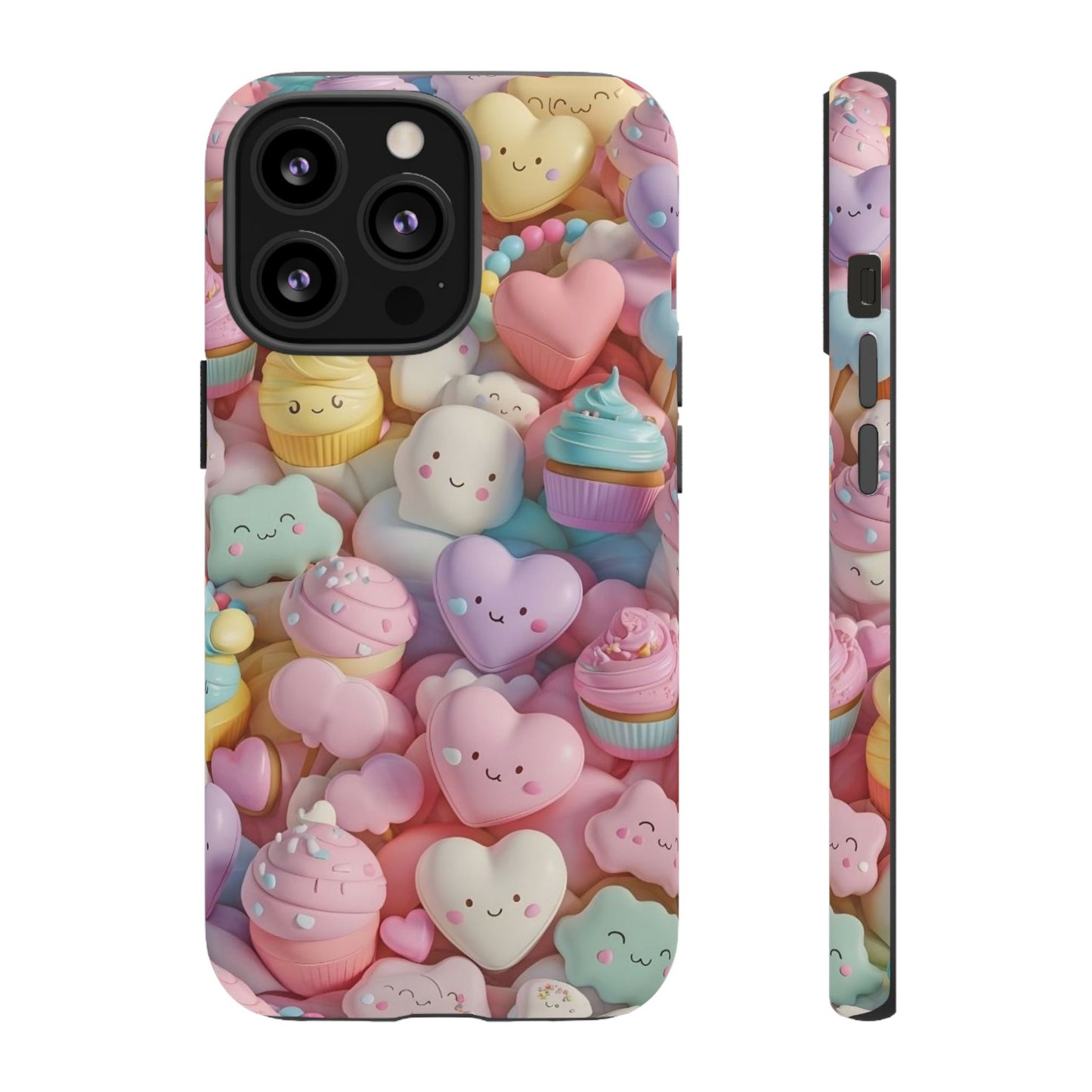 Cute Kawaii Phone Case - Tough Cases with Sweet Treats Design