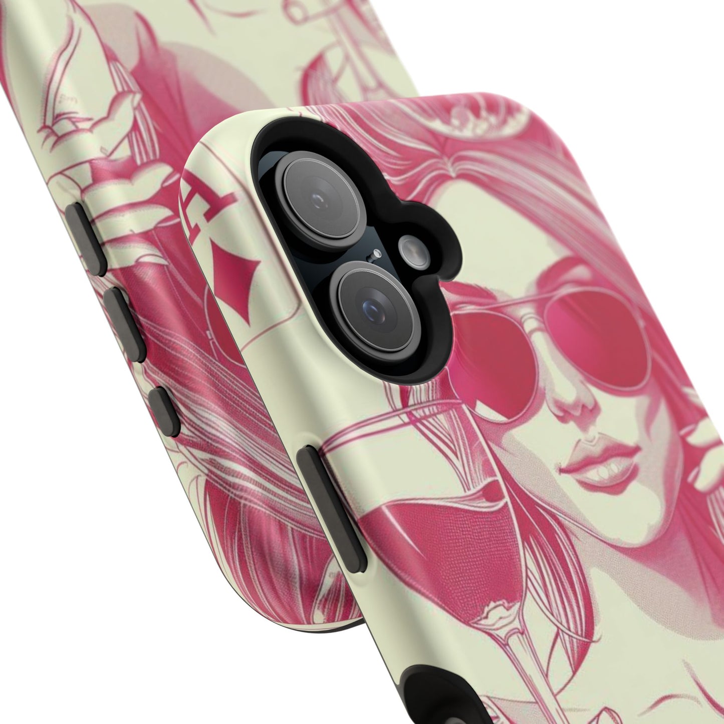 Chic Magnetic Phone Case - Stylish Design, Perfect for Fashionistas, Gift for Birthdays, Holidays, and Every Day