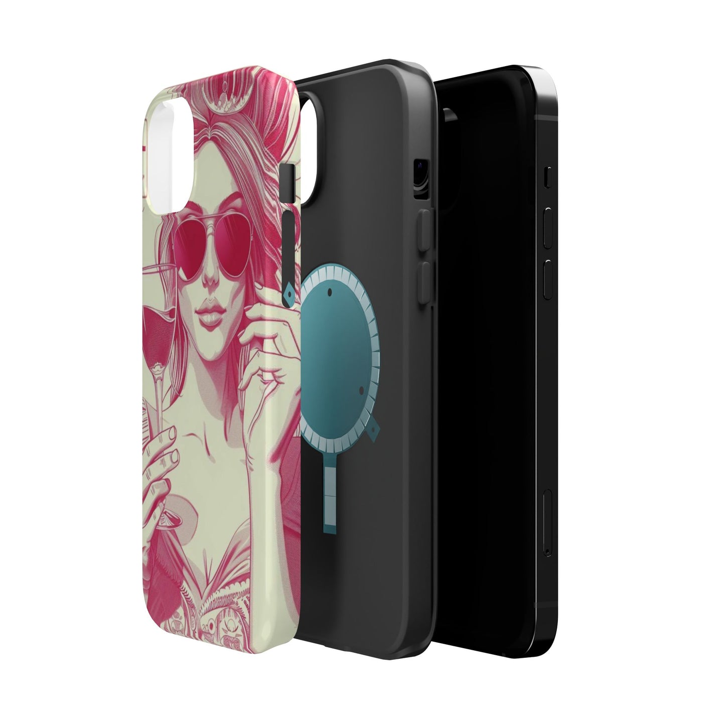 Chic Magnetic Phone Case - Stylish Design, Perfect for Fashionistas, Gift for Birthdays, Holidays, and Every Day