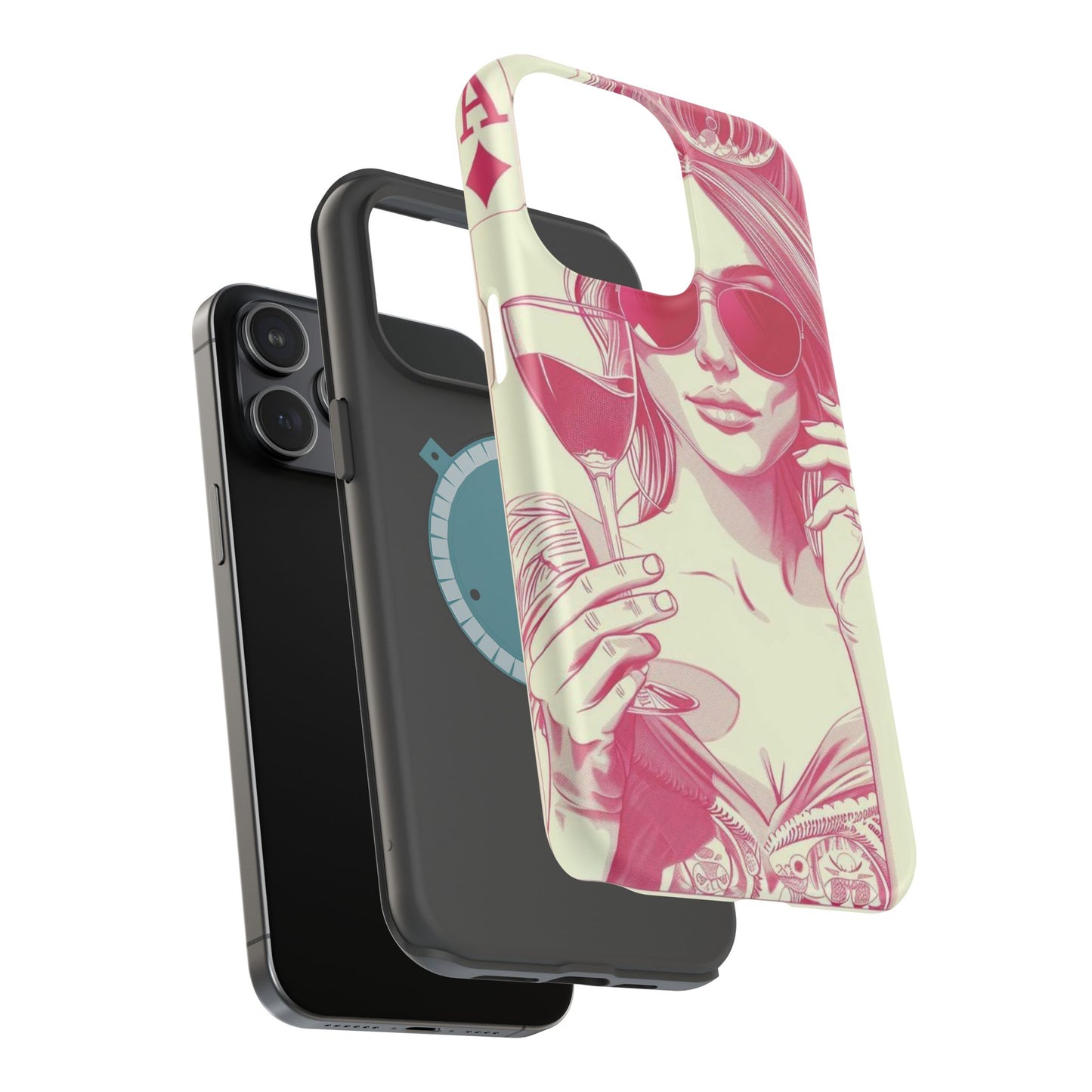 Chic Magnetic Phone Case - Stylish Design, Perfect for Fashionistas, Gift for Birthdays, Holidays, and Every Day