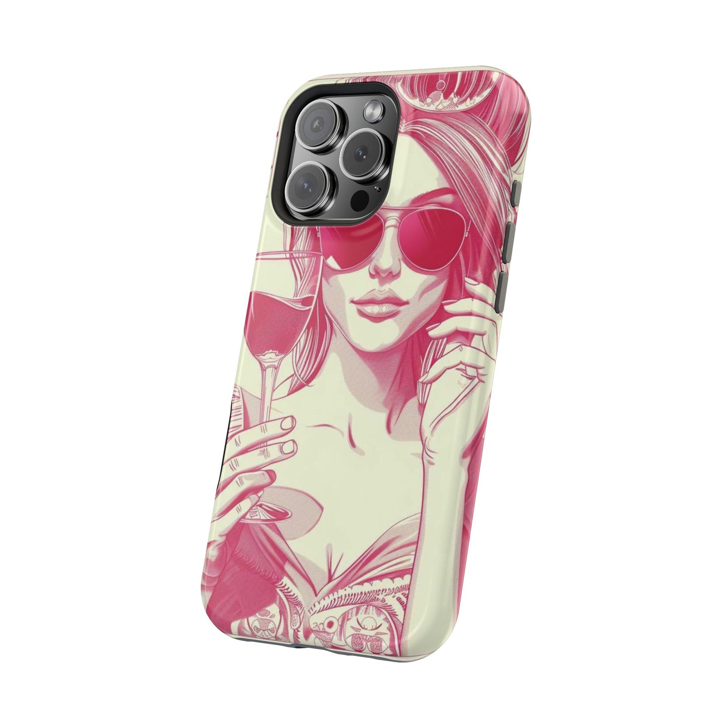 Chic Magnetic Phone Case - Stylish Design, Perfect for Fashionistas, Gift for Birthdays, Holidays, and Every Day