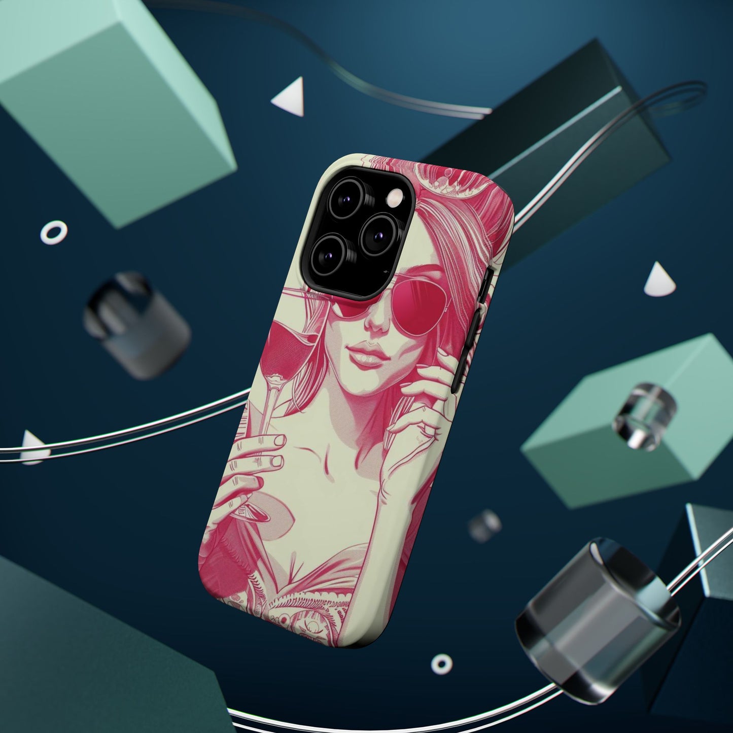 Chic Magnetic Phone Case - Stylish Design, Perfect for Fashionistas, Gift for Birthdays, Holidays, and Every Day