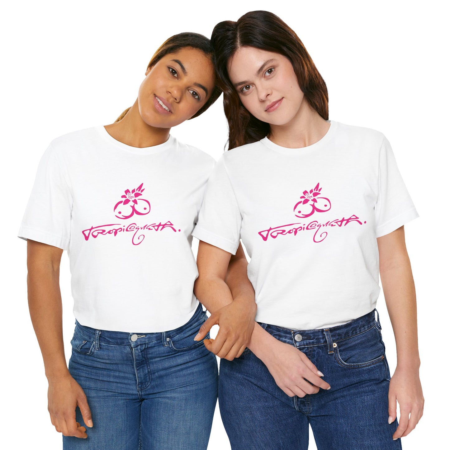 T-Shirt with Tropical Vibes, Casual Summer Tee, Beachwear, Gift for Friends, Relaxed Fit Shirt