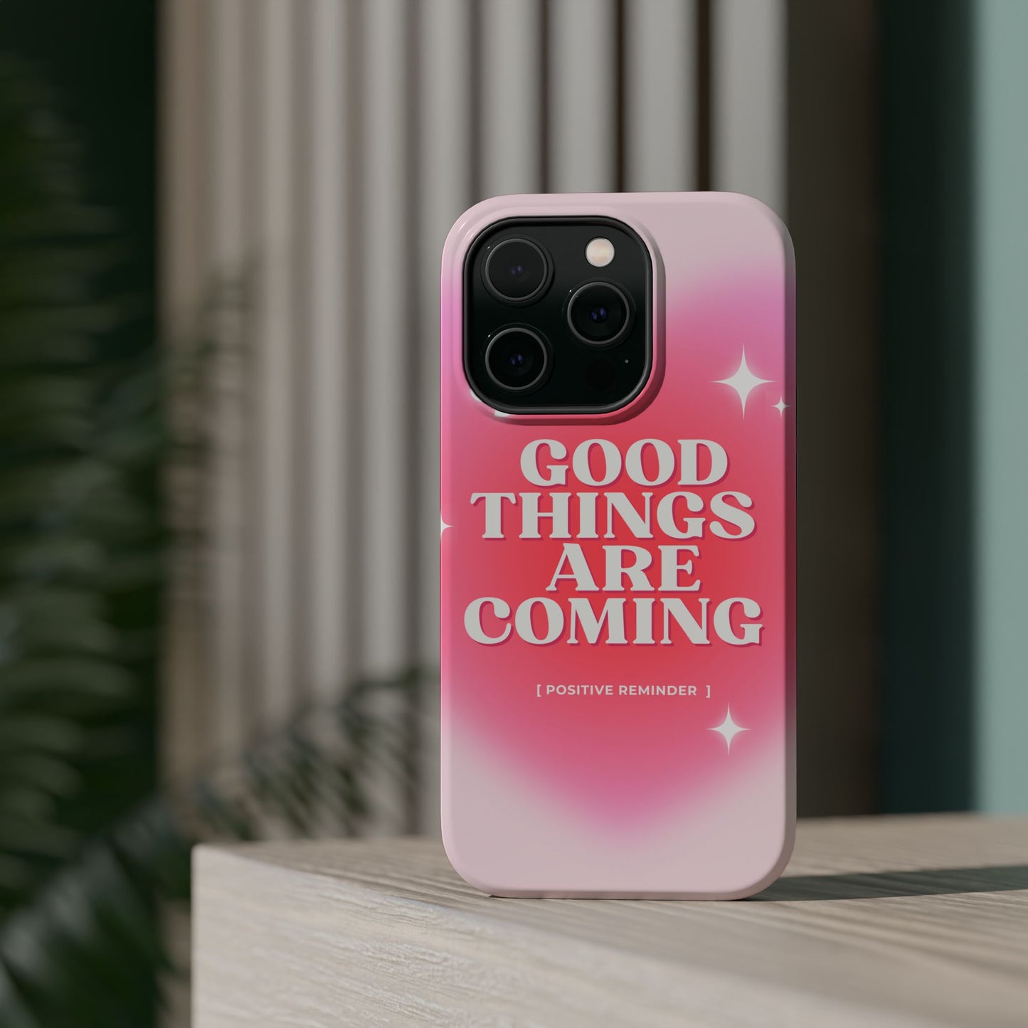 Good things are coming phone case