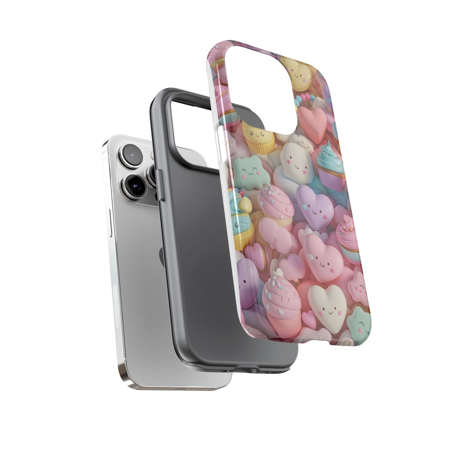 Cute Kawaii Phone Case - Tough Cases with Sweet Treats Design