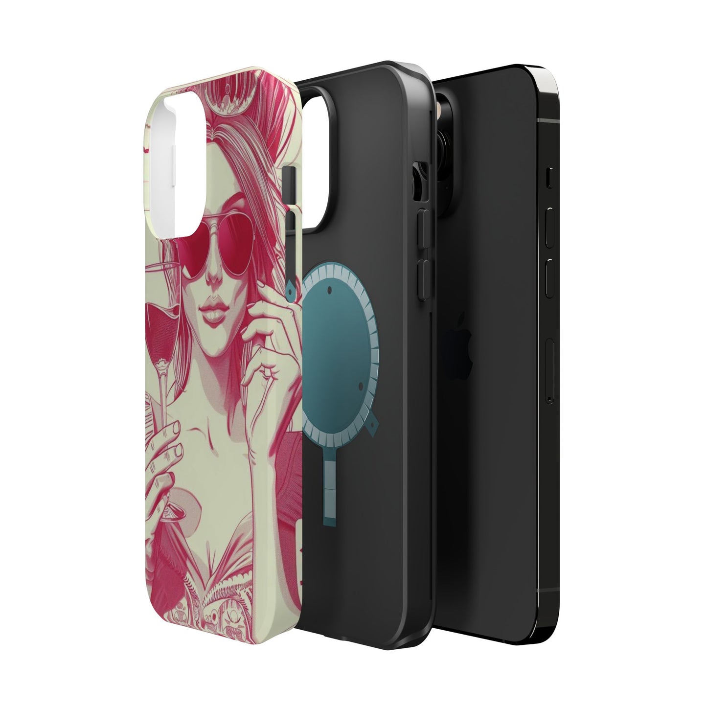 Chic Magnetic Phone Case - Stylish Design, Perfect for Fashionistas, Gift for Birthdays, Holidays, and Every Day