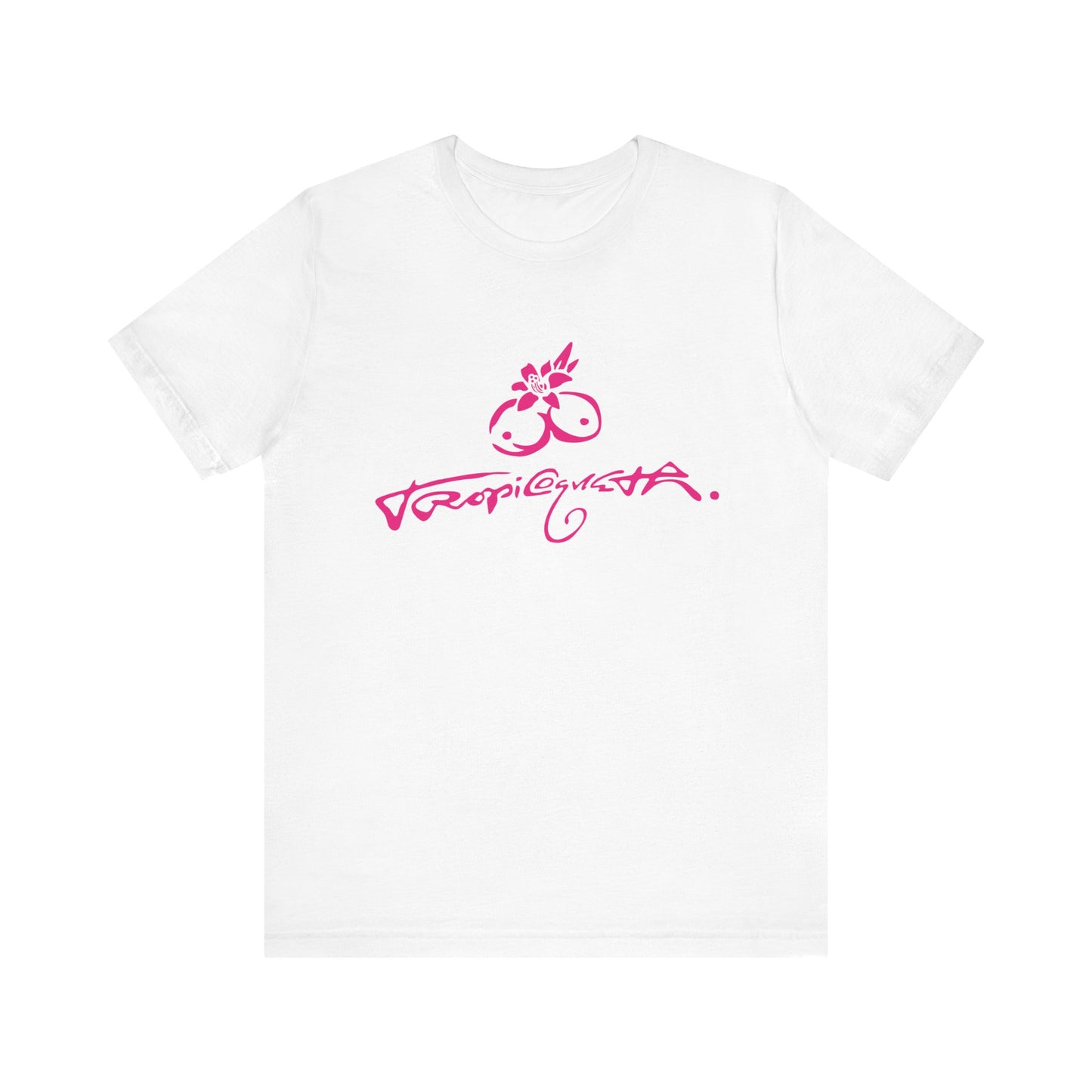 T-Shirt with Tropical Vibes, Casual Summer Tee, Beachwear, Gift for Friends, Relaxed Fit Shirt