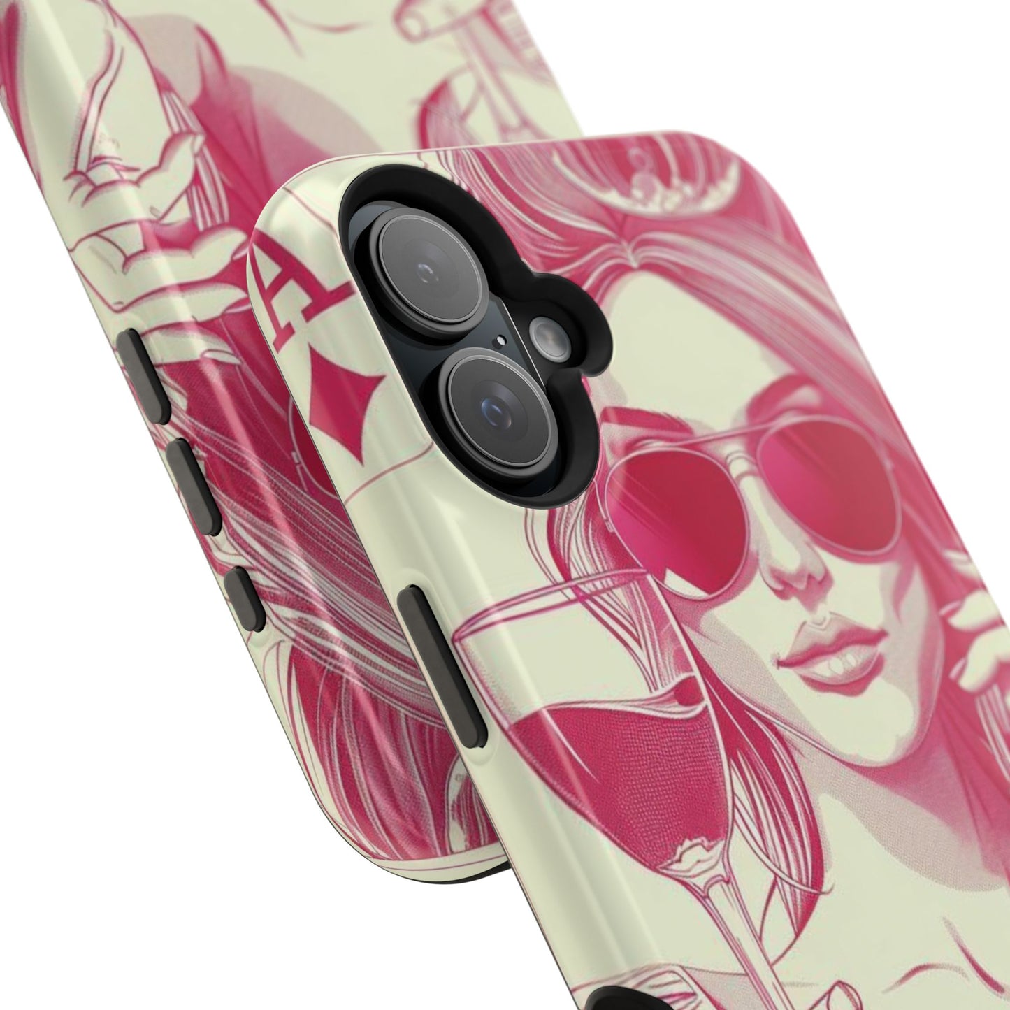 Chic Magnetic Phone Case - Stylish Design, Perfect for Fashionistas, Gift for Birthdays, Holidays, and Every Day