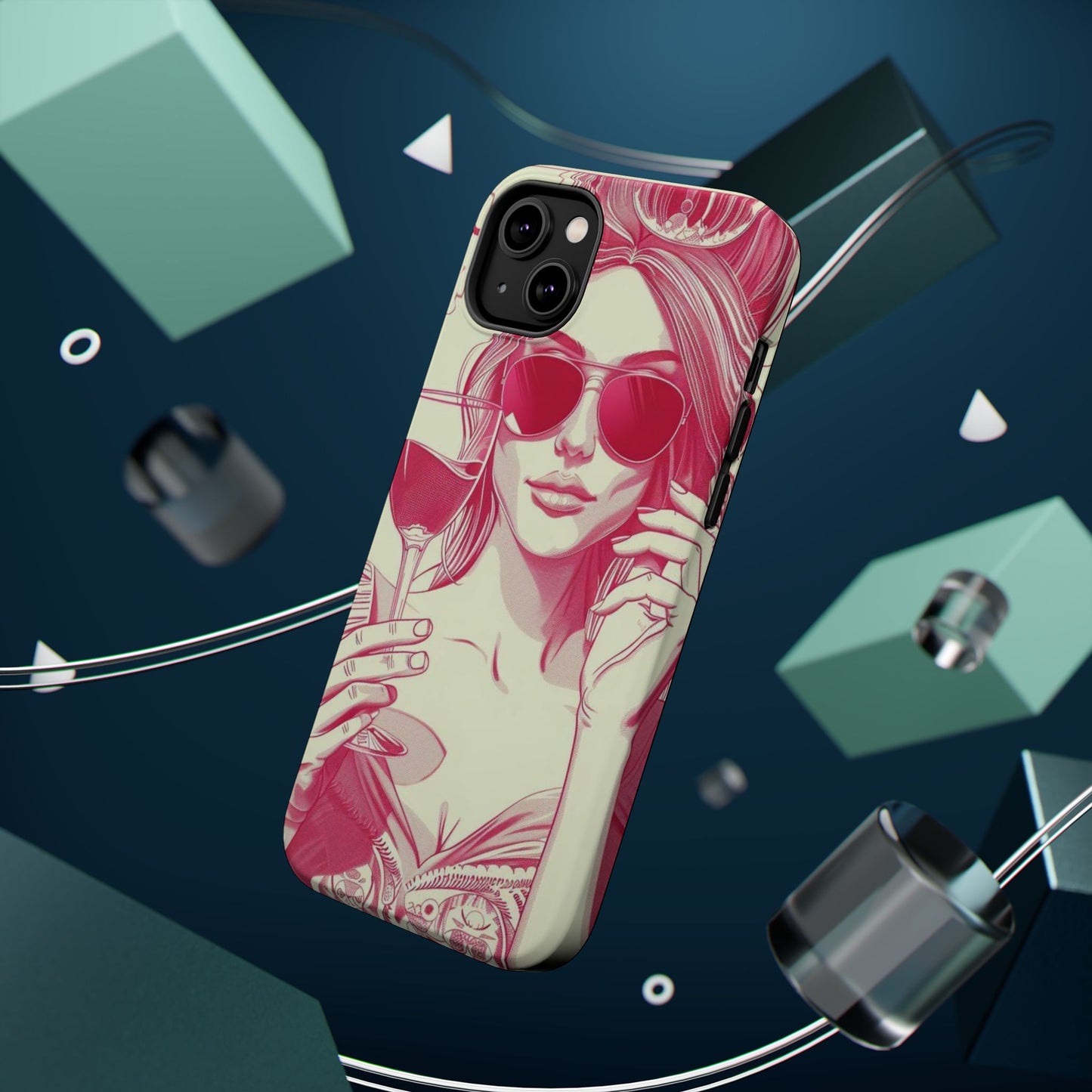 Chic Magnetic Phone Case - Stylish Design, Perfect for Fashionistas, Gift for Birthdays, Holidays, and Every Day