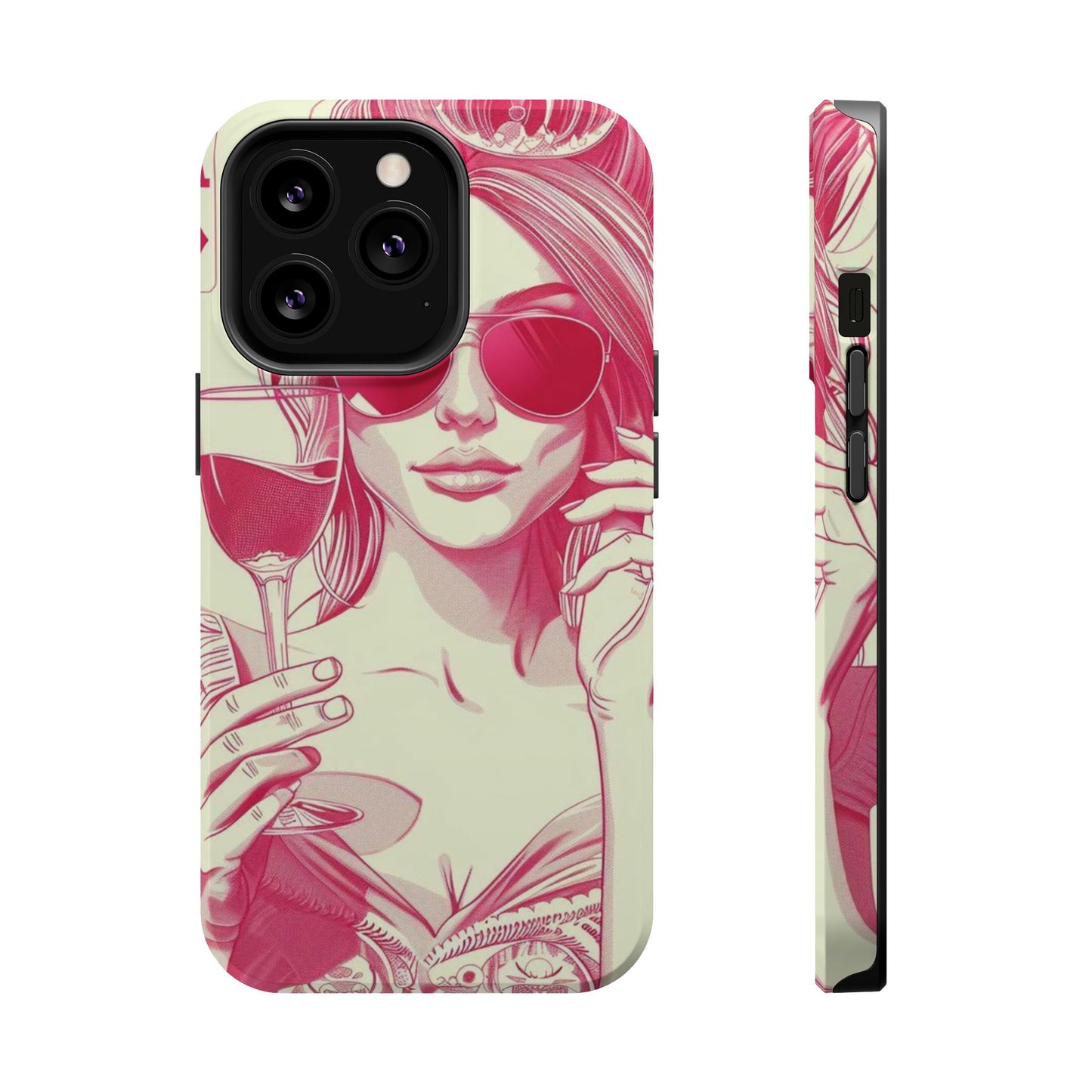 Chic Magnetic Phone Case - Stylish Design, Perfect for Fashionistas, Gift for Birthdays, Holidays, and Every Day